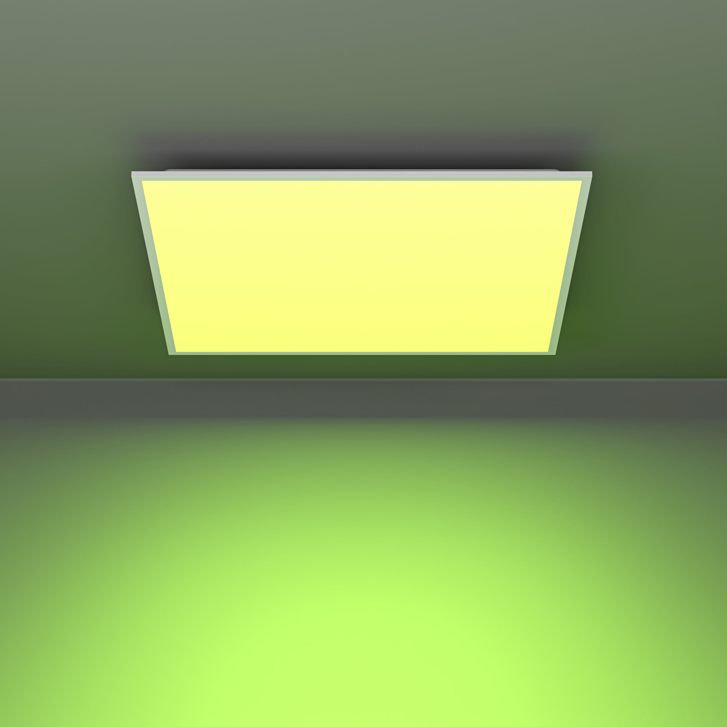 EGLO LED Deckenleuchte »MORADILLO-Z Deckenlampe - Stahl - LED - 33W - IP20« LED-Modul 1 Stk. Kaltweiß | Neutralweiß | RGB | Warmweiß Wohzimmerlampe, Esszimmerlampe, Schlafzimmer, L59,5 x B59,5 x H6,1 cm