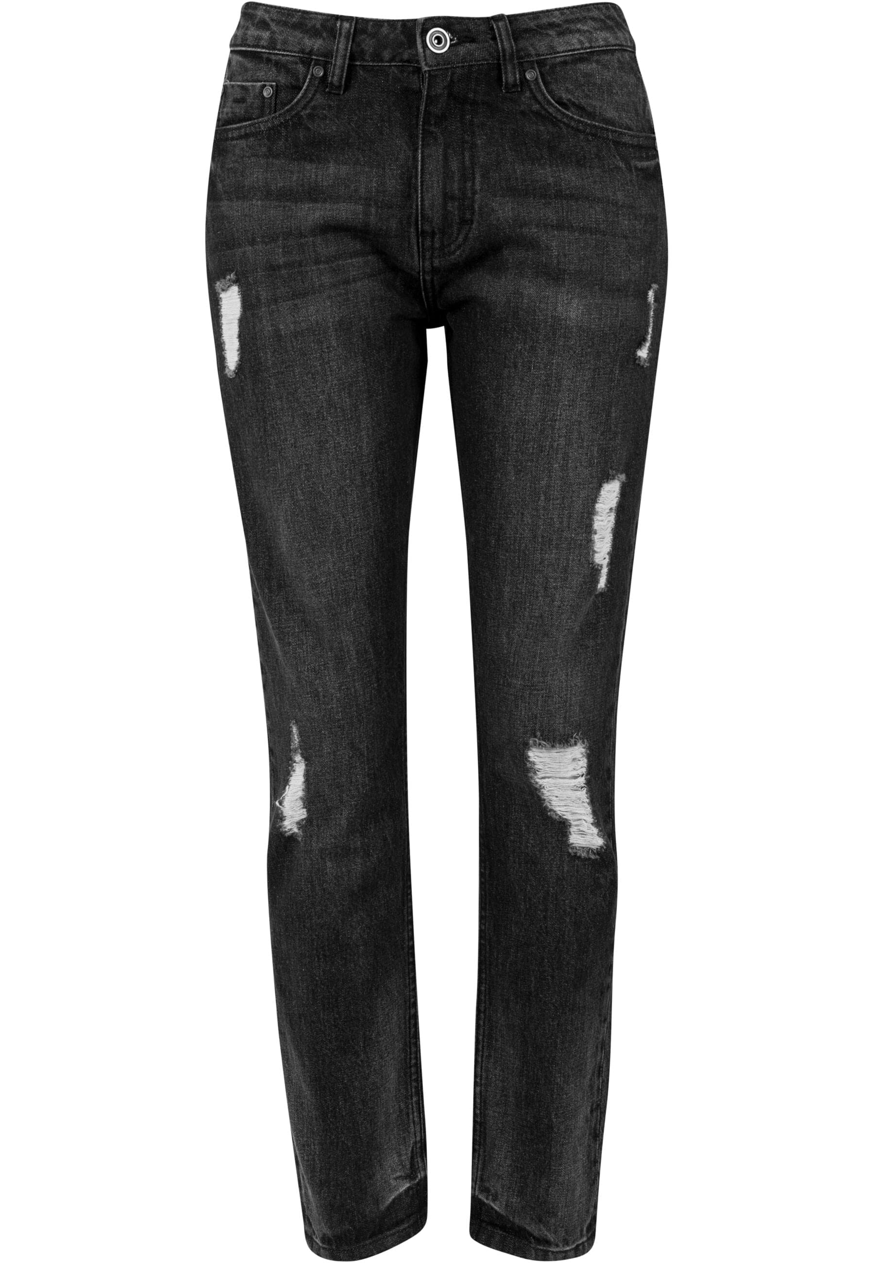 URBAN CLASSICS Bequeme Jeans "Urban Classics Damen Ladies Boyfriend Denim Pants", (1 tlg.)