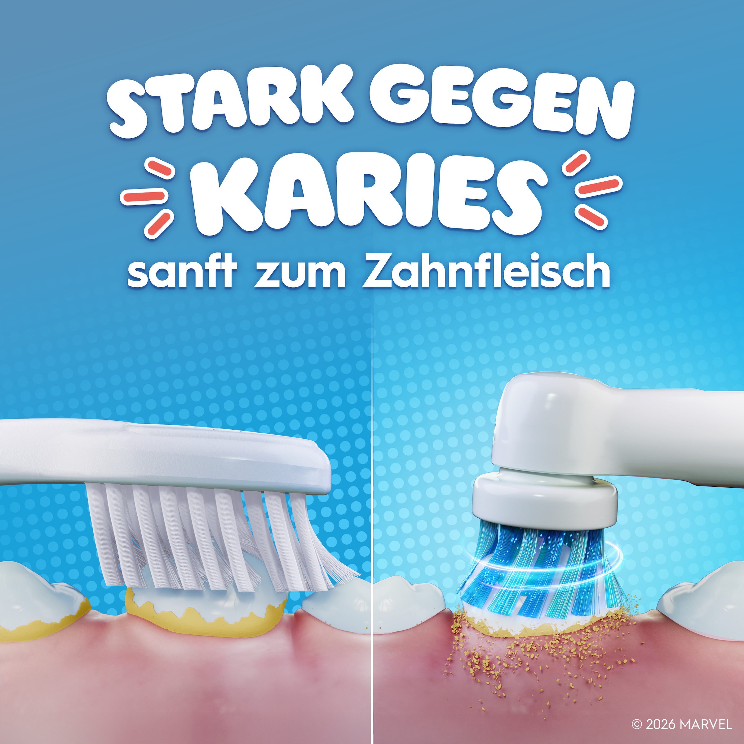 Oral-B Aufsteckbürsten »Pro Kids 3+ Marvel Spiderman« extra weiche Borsten, ab 3 Jahren