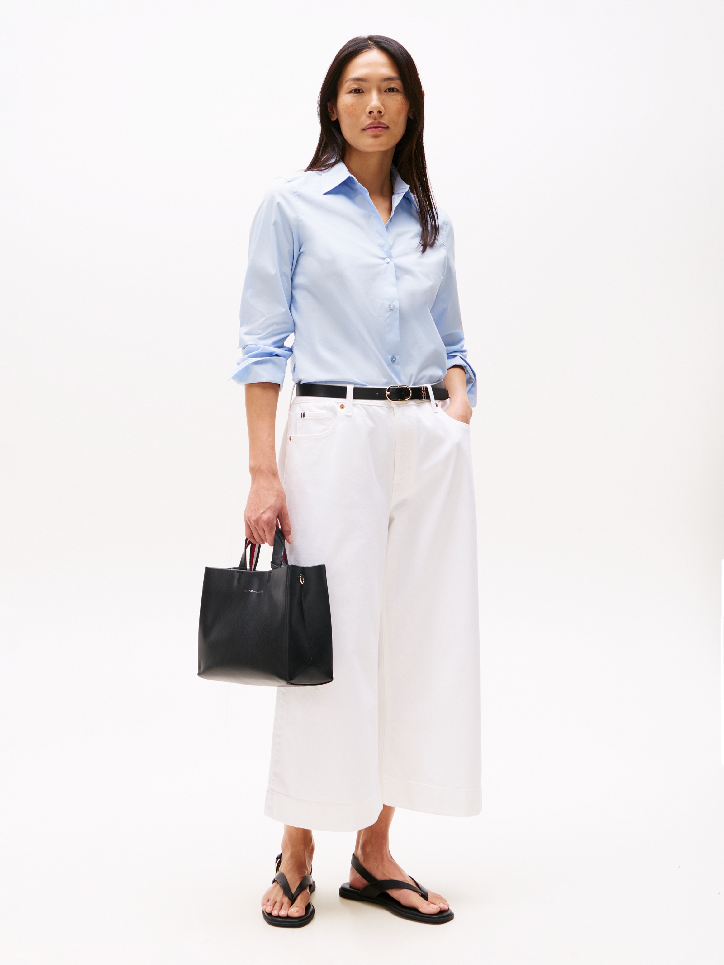Tommy Hilfiger Henkeltasche "TH ESTABLISHED MED SHOPPER", Damen-Umhängetasc günstig online kaufen