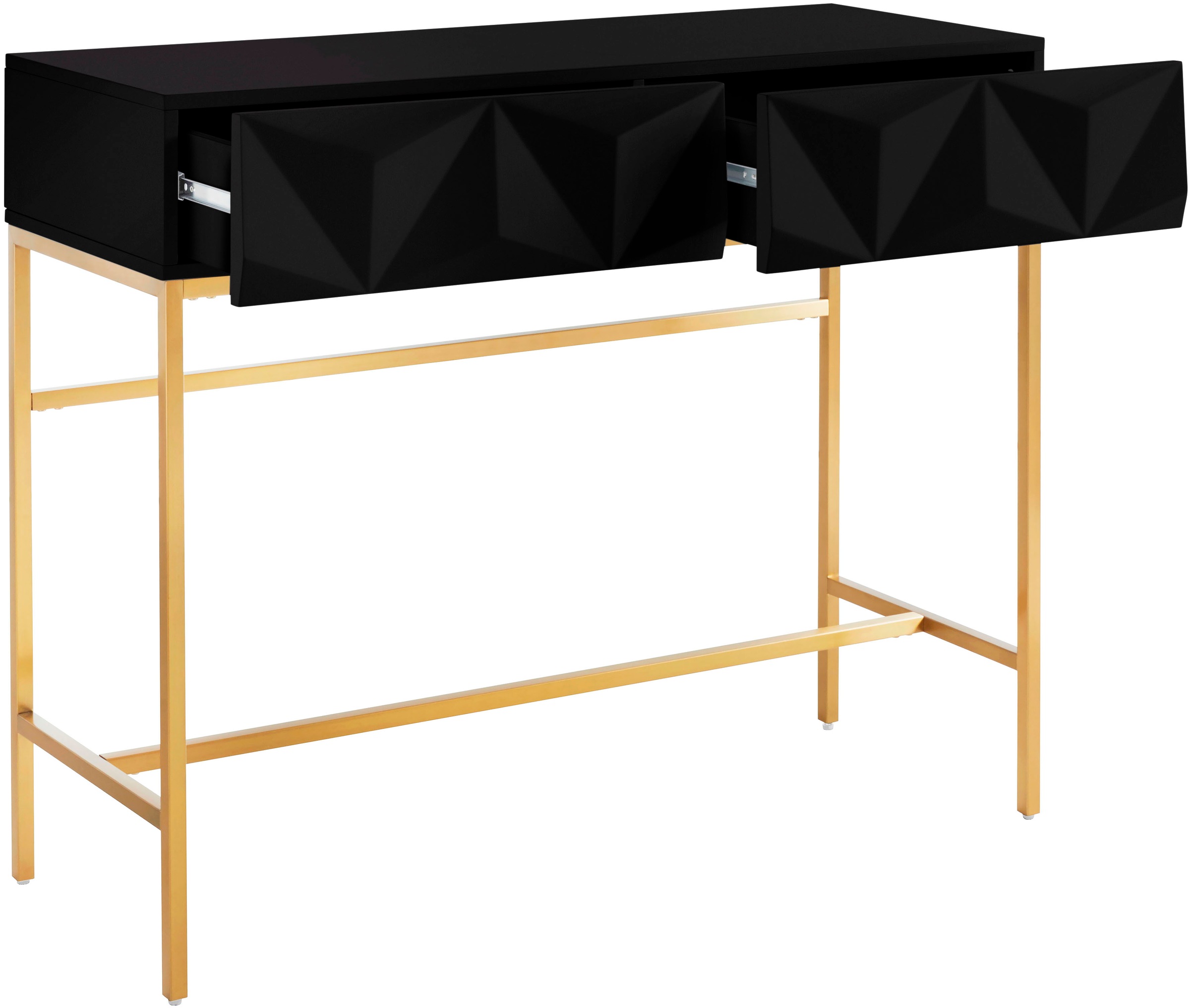 Thumbnail - Leonique Sideboard "Minfi, TOPSELLER, OTTOs Choice" in 3D-Optik, Konsolentisch mit goldfarbenem Metallgestell