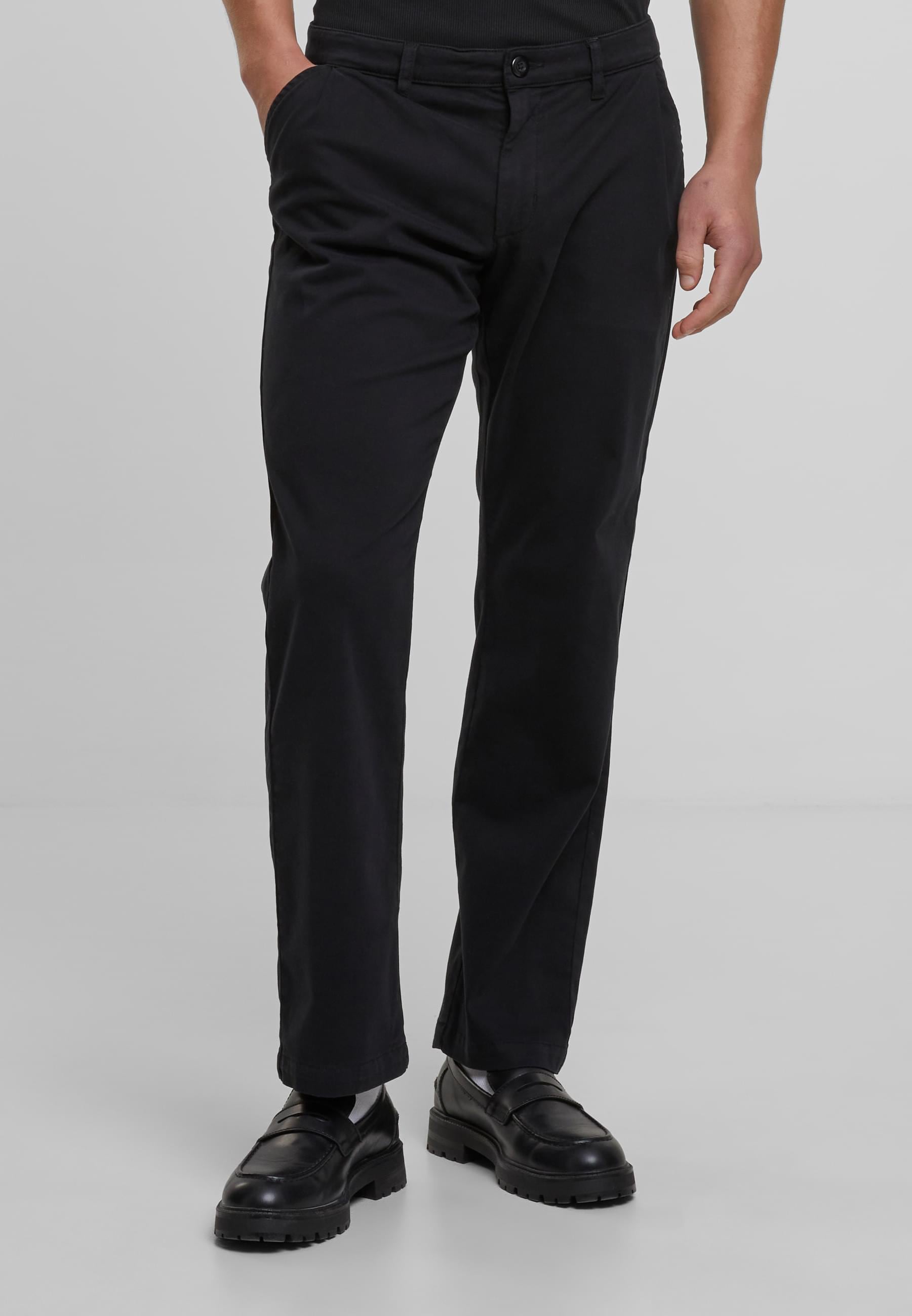 URBAN CLASSICS Stoffhose »Urban Classics Pleated Twill Pants«, (1 tlg.)