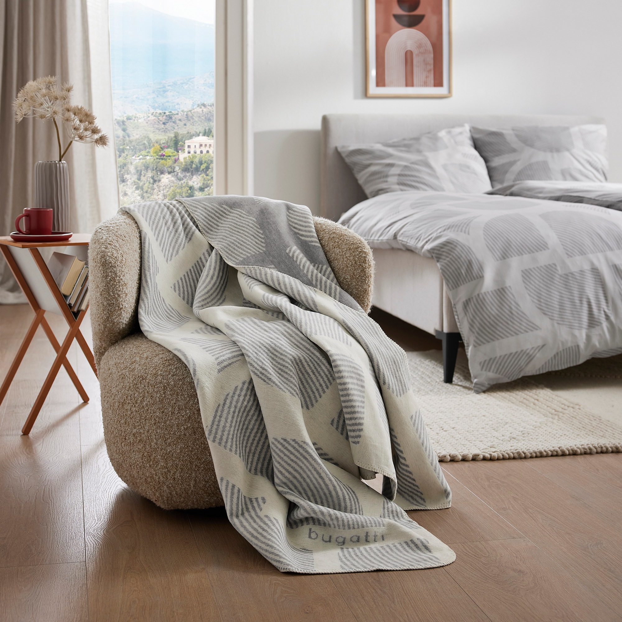 bugatti Wohndecke "Wohndecke bugatti" mit bugatti-Logo günstig online kaufen