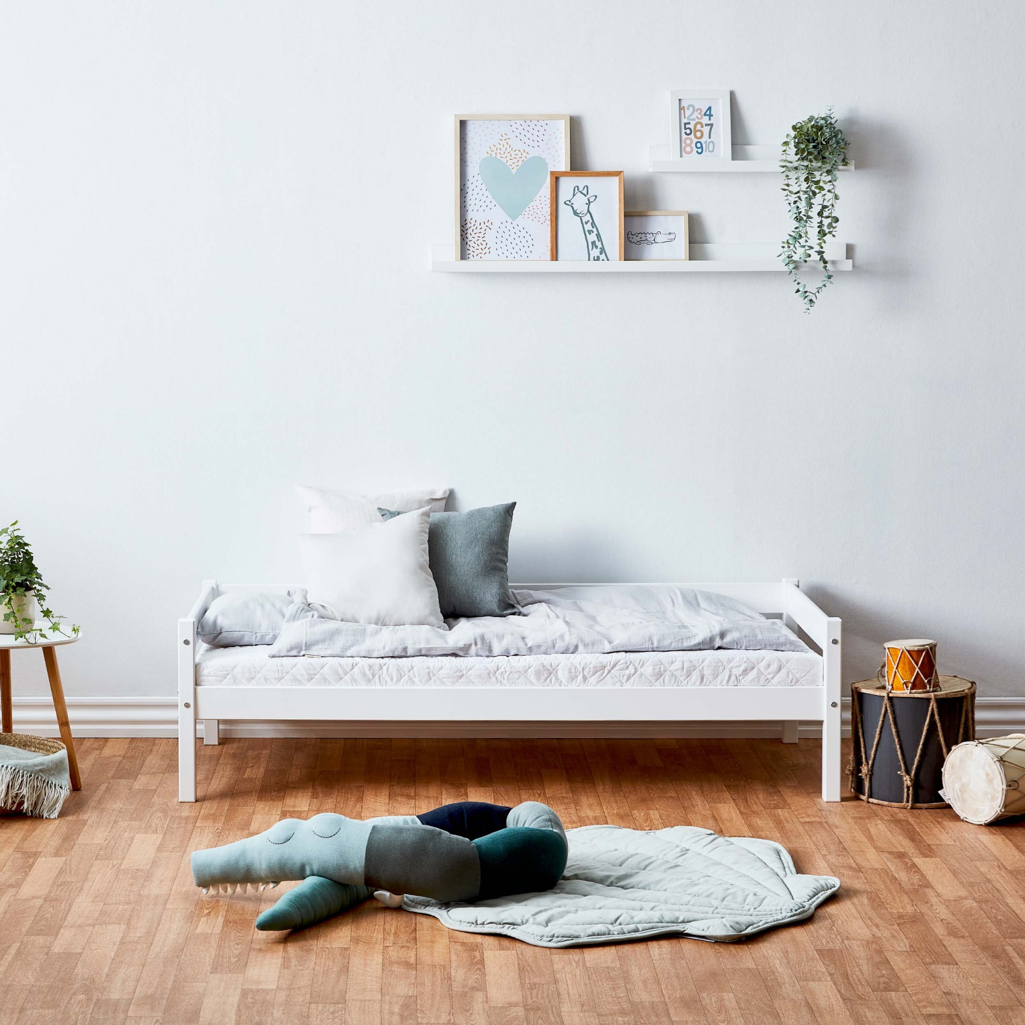 Home affaire "ECO One, Einzelbett, skandinavisches Design" wahlweise mit Matratze, Liegefläche 70x160 cm