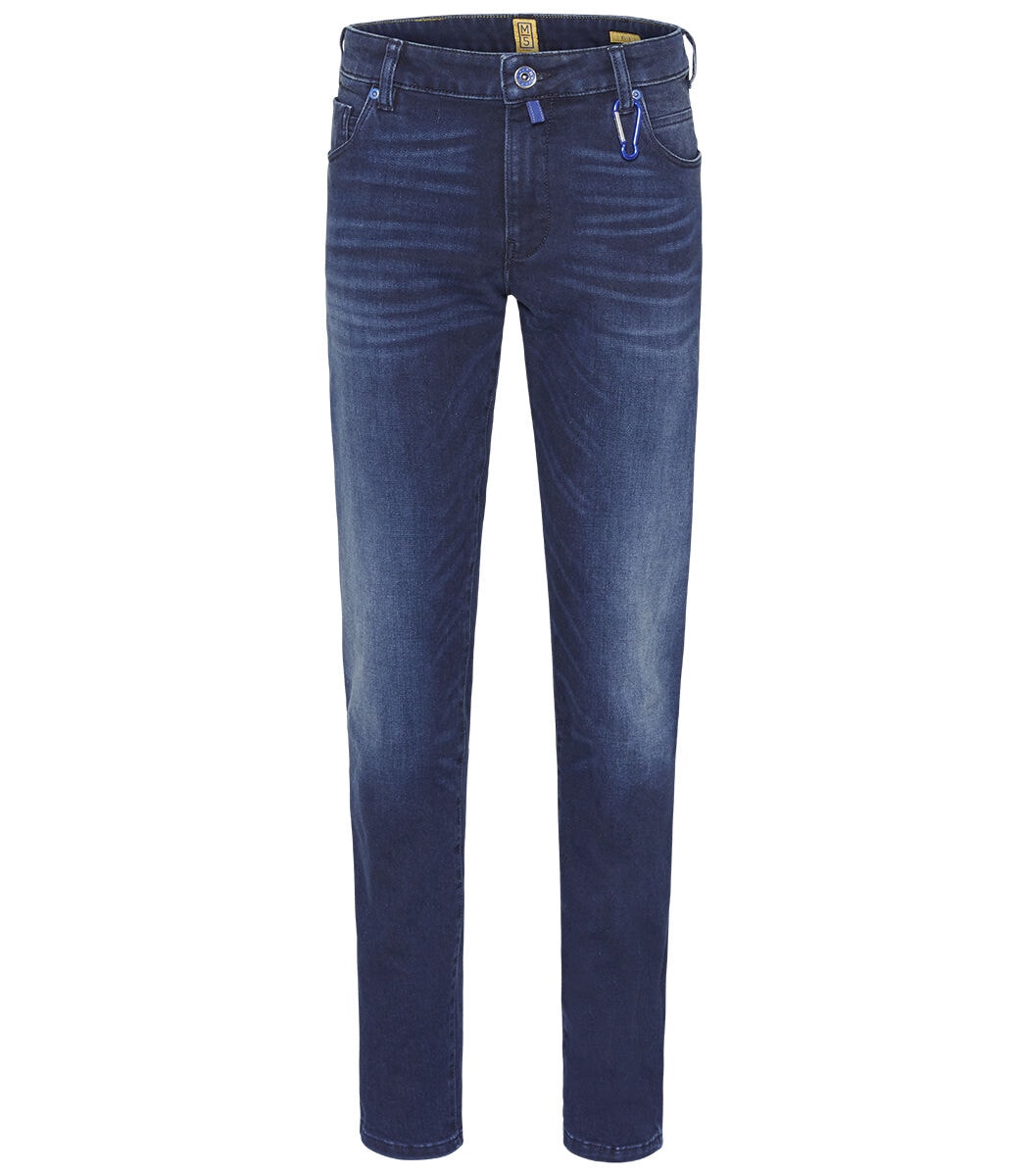MEYER 5-Pocket-Jeans »M5 Slim«, mit Rundbundverarbeitung