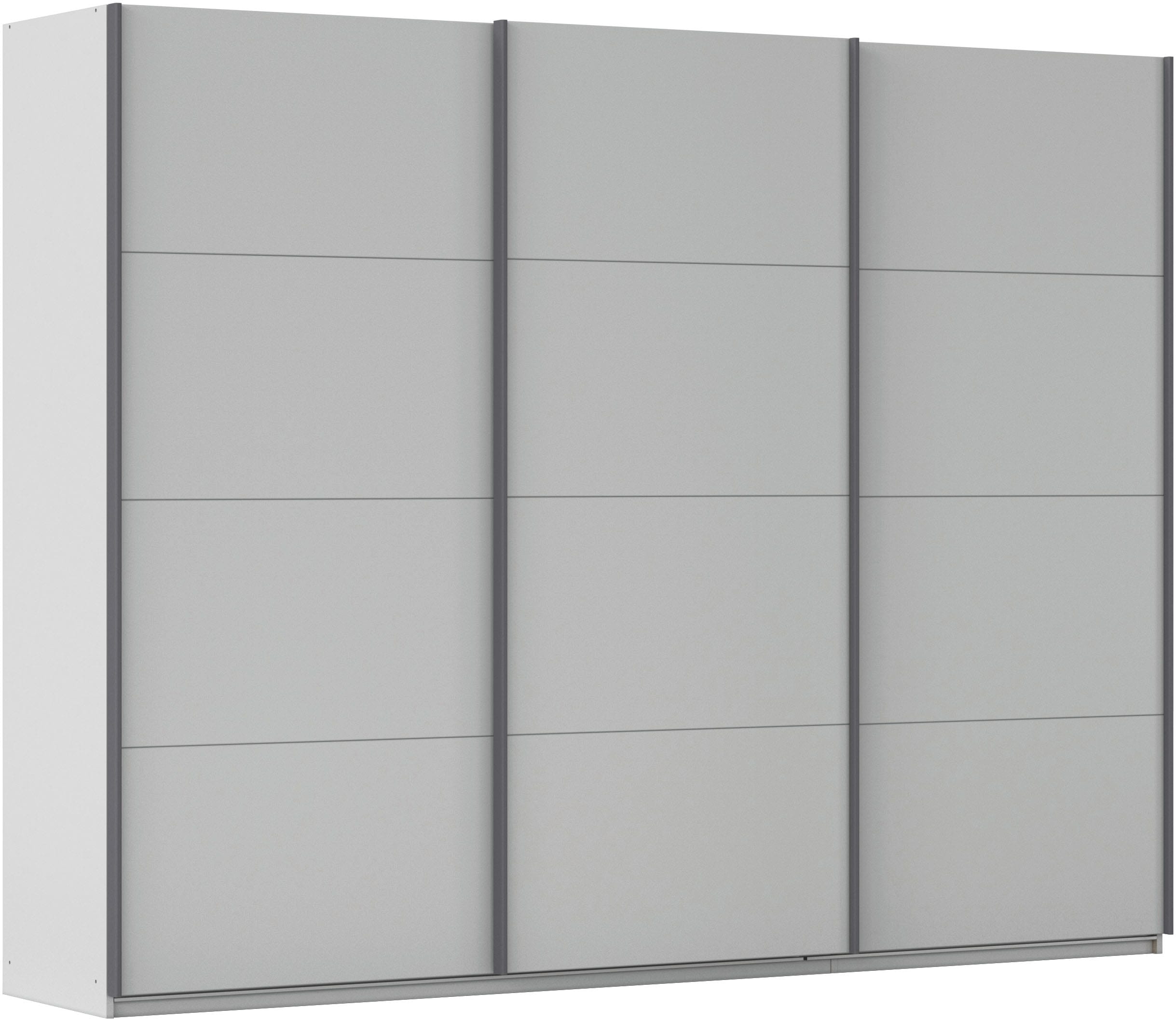 OTTO home Schwebetürenschrank "Kleiderschrank Schrank Garderobe AGORDO mit Dekor- oder Hochglanzfront" Breiten 203/271/315/360 cm in drei Griff-Farben - NEU: Farbe SCHWARZ, in 4 Breiten und 2 Höhen MADE IN GERMANY