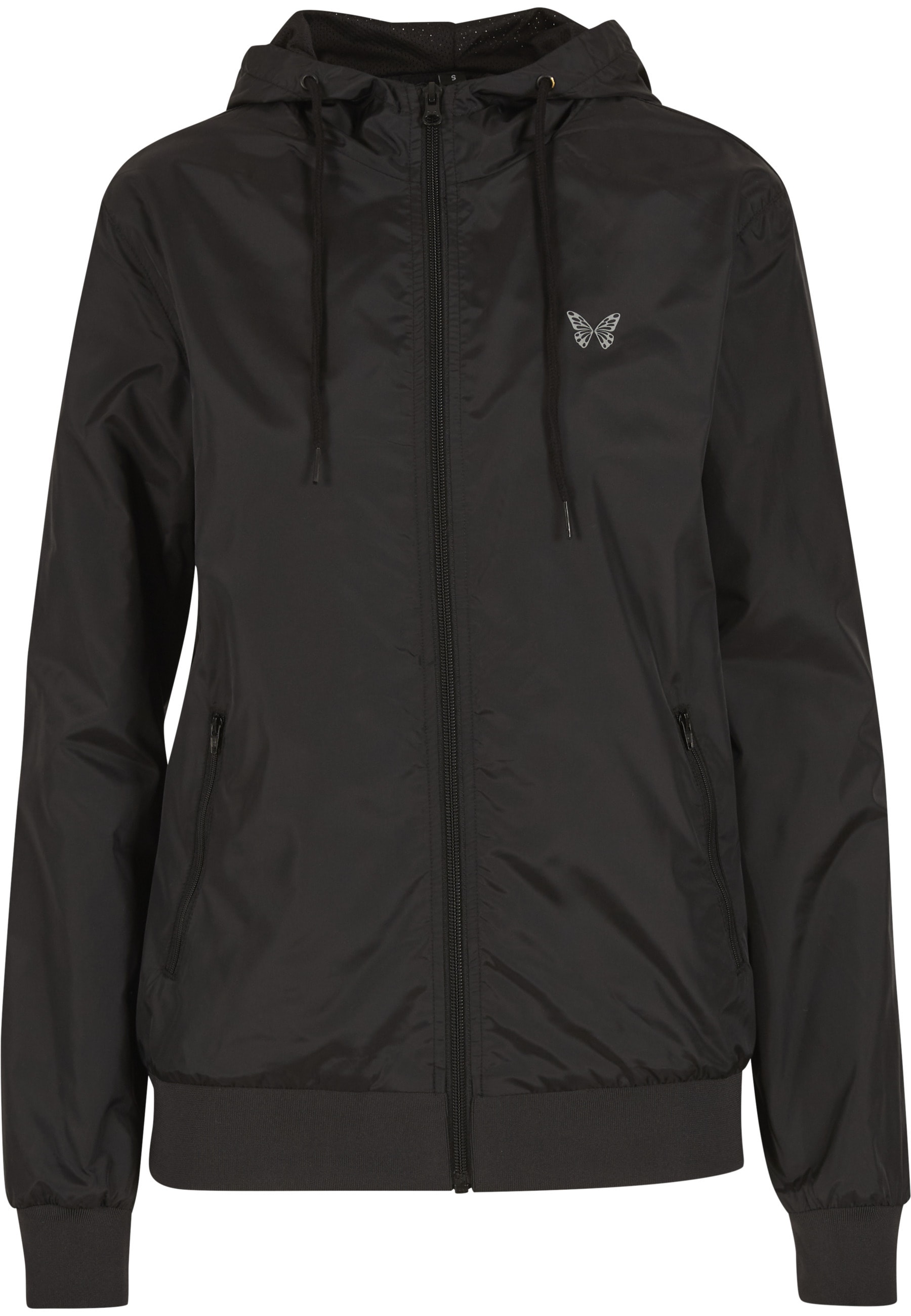 Miss Tee Windbreaker "Miss Tee Fly Away Ladies Windrunner" 1 Stk. tlg. mit Kapuze