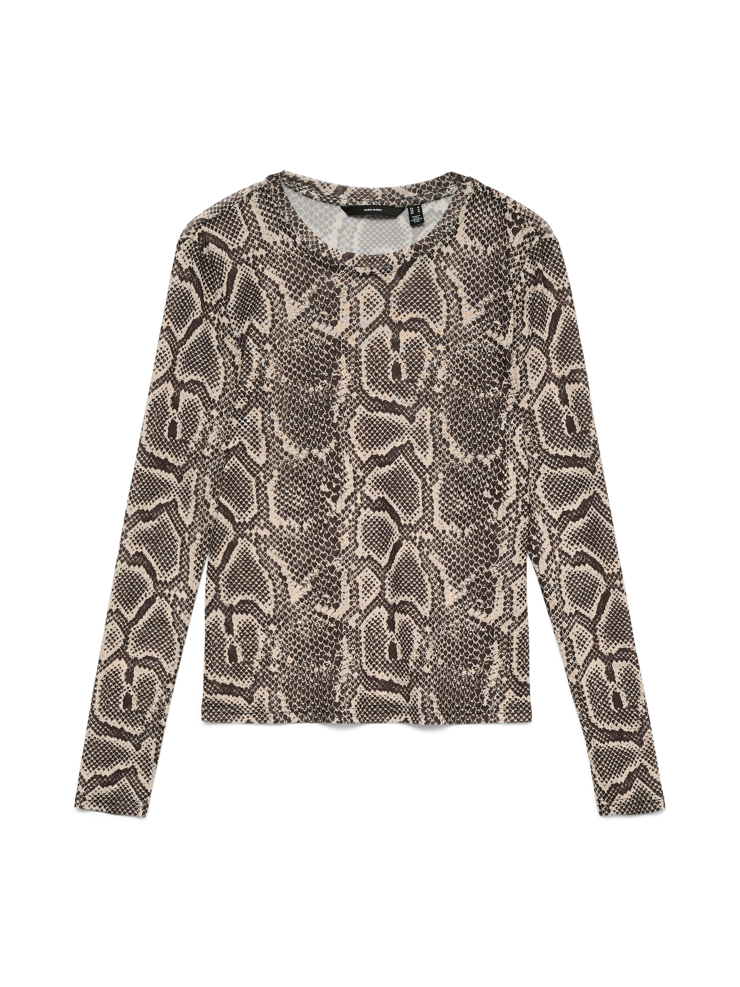 Vero Moda Langarmshirt "VMLOVA LS MESH TOP JRS NOOS" günstig online kaufen