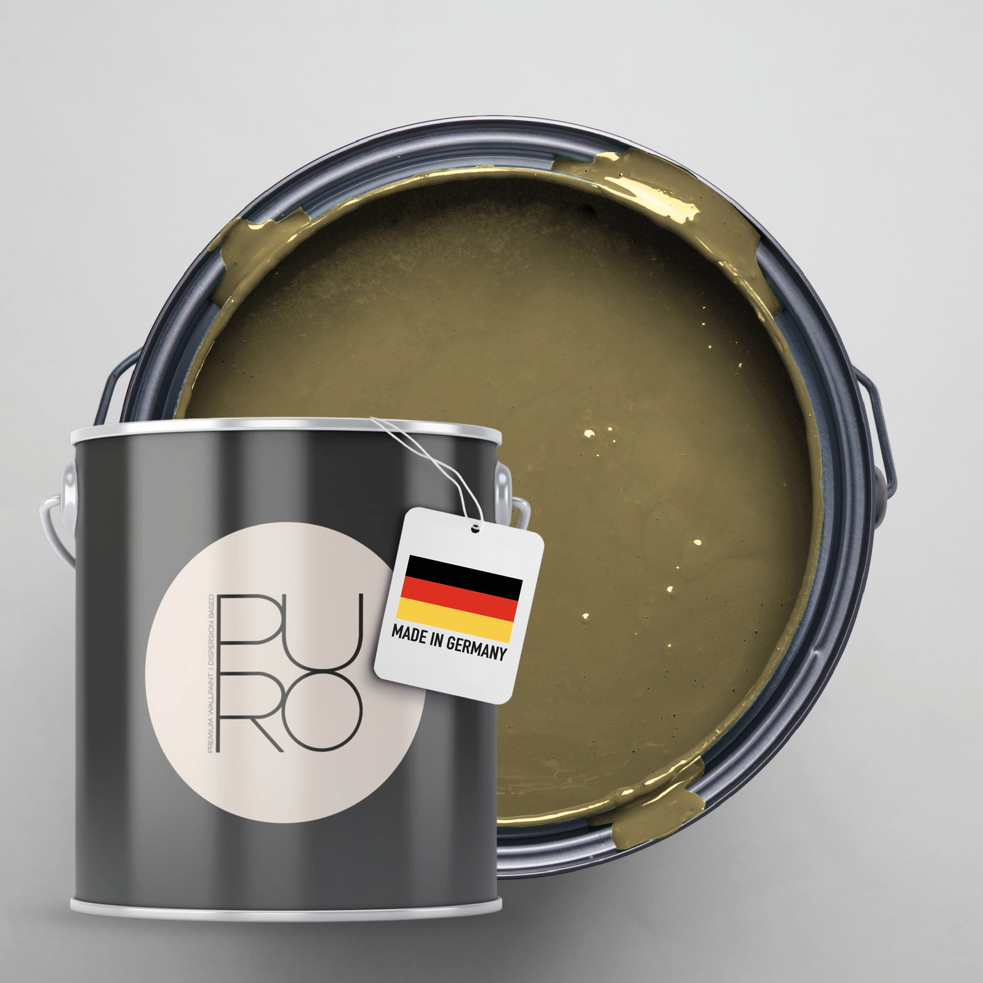 A.S. Création Wandfarbe "Premium Innenwandfarbe PURO Tuchmatt mellow brown" ideal für Wohnzimmer, Schlafzimmer, Flur und Küche, Farbwelt Braun