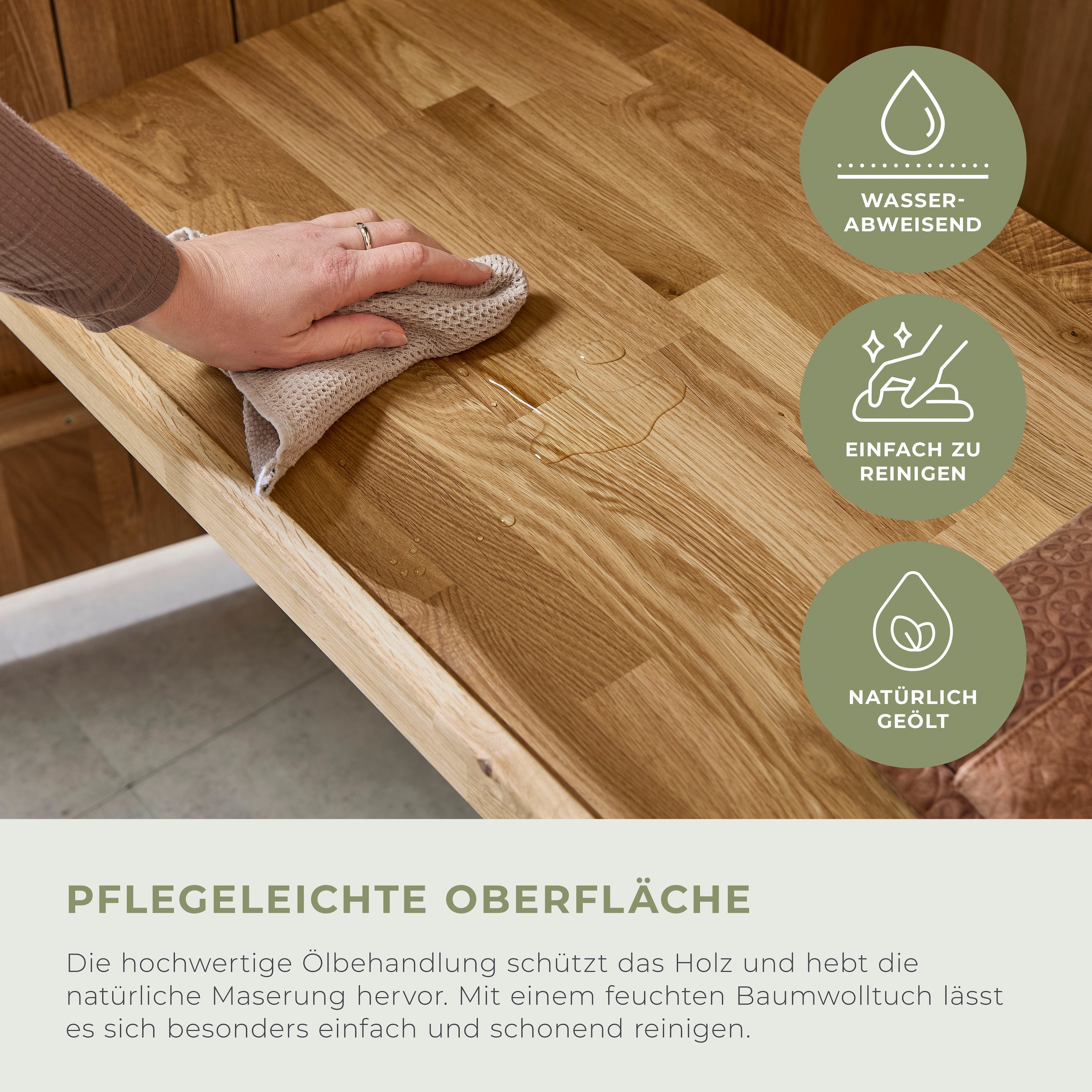 Home affaire Kleiderschrank »Azelie, aus Wildeiche« Massivholz-Kleiderschrank, im 50 cm Raster planbar