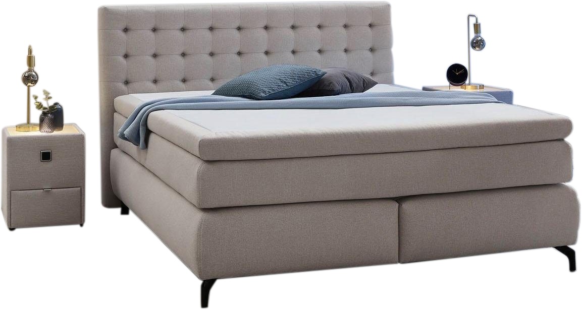 Jockenhöfer Gruppe Boxspringbett "Jessica", und 7-Zonen-TTFK-Matratze (H3,H günstig online kaufen