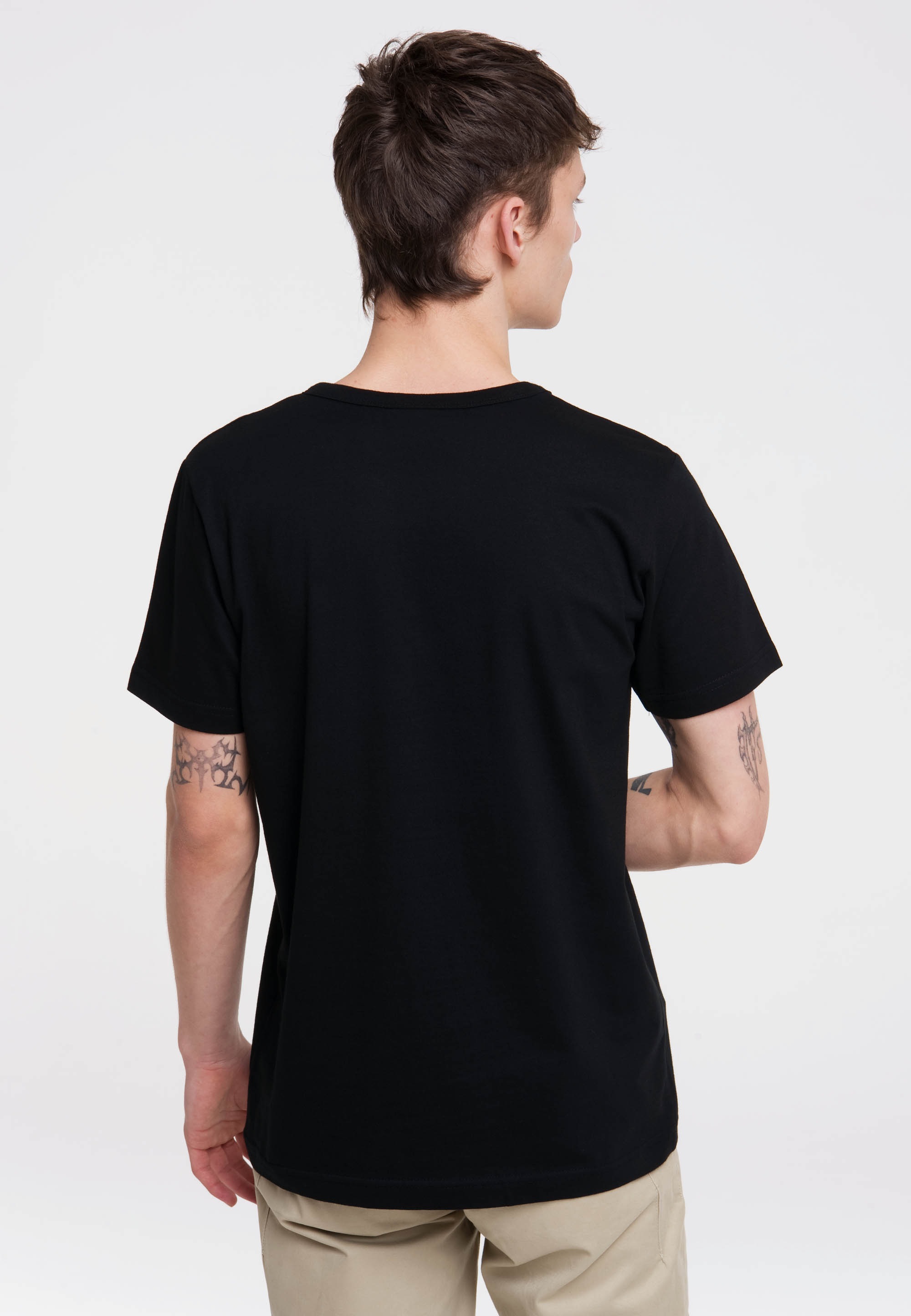T-Shirt LOGOSHIRT "Game Of Thrones - Targaryen", Herren, Gr. S, schwarz, 100% Baumwolle, bedruckt, normal, Rundhals, Shirts T-Shirt, mit großem Frontprint 3
