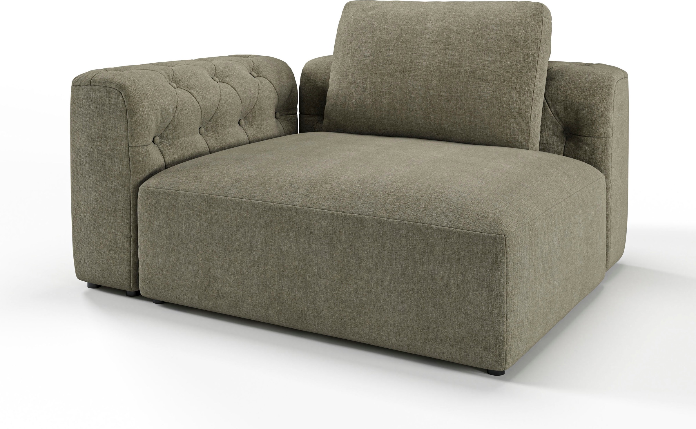 RAUM.ID 1,5-Sitzer »Cushid«, Modul-Eckteil, auch einzeln stellbar, Breite 134 cm