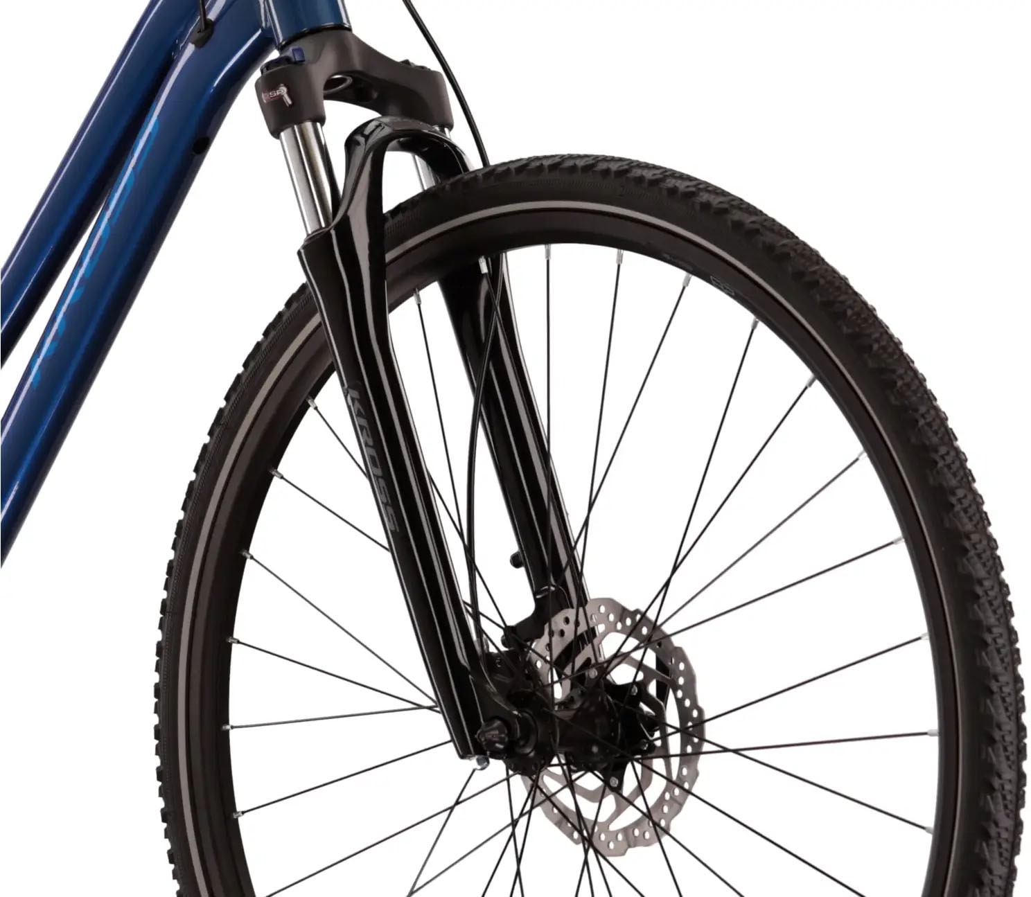 Kross Crossrad »KROSS Crossbike Evado 6.0 28" blau 27 Gänge«, 27 Gang, Shimano, Alivio M3100 Schaltwerk, Kettenschaltung