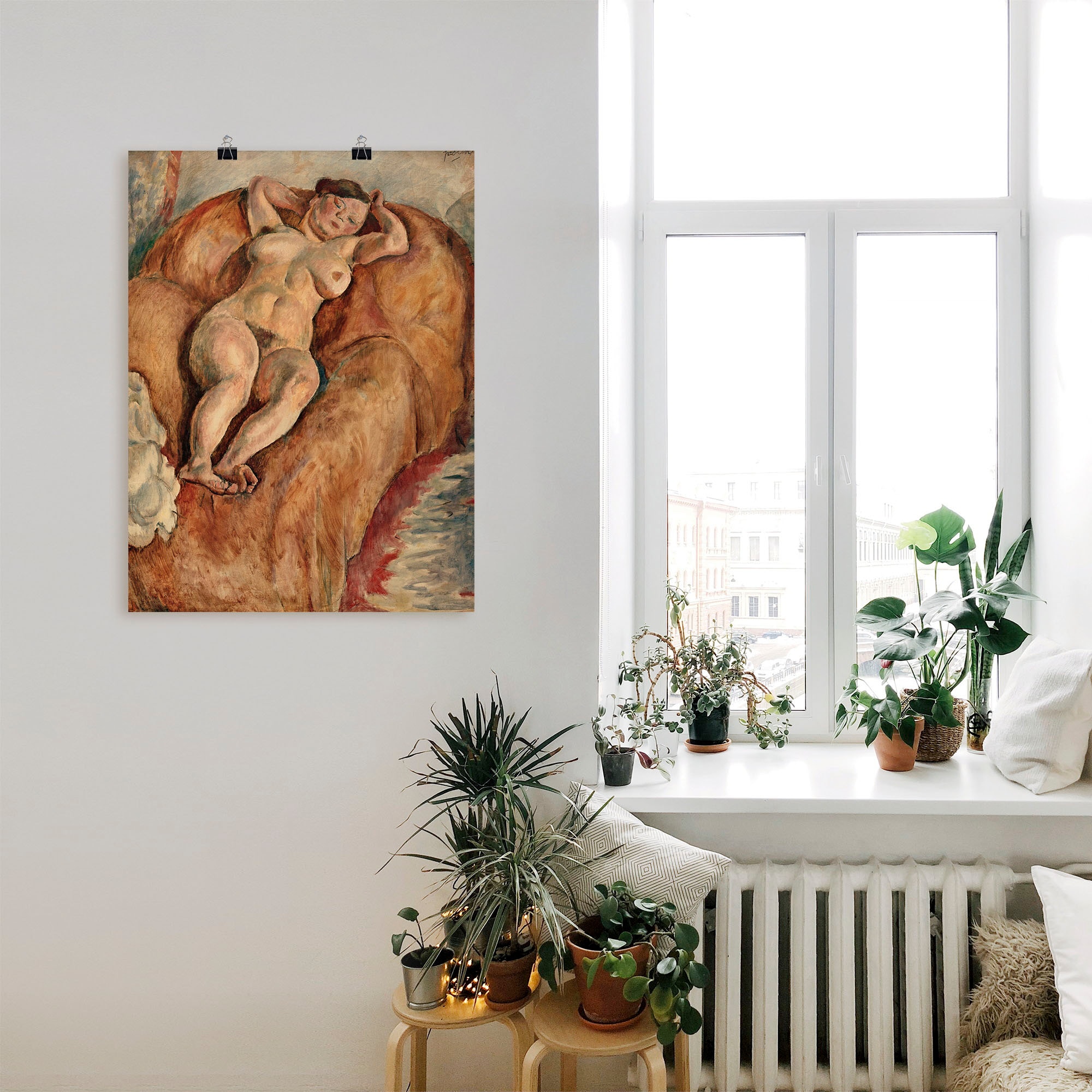 Artland Wandbild »Liegender Frauenakt«, Erotische Bilder, (1 St.), als Alubild, Leinwandbild, Wandaufkleber oder Poster in versch. Größen