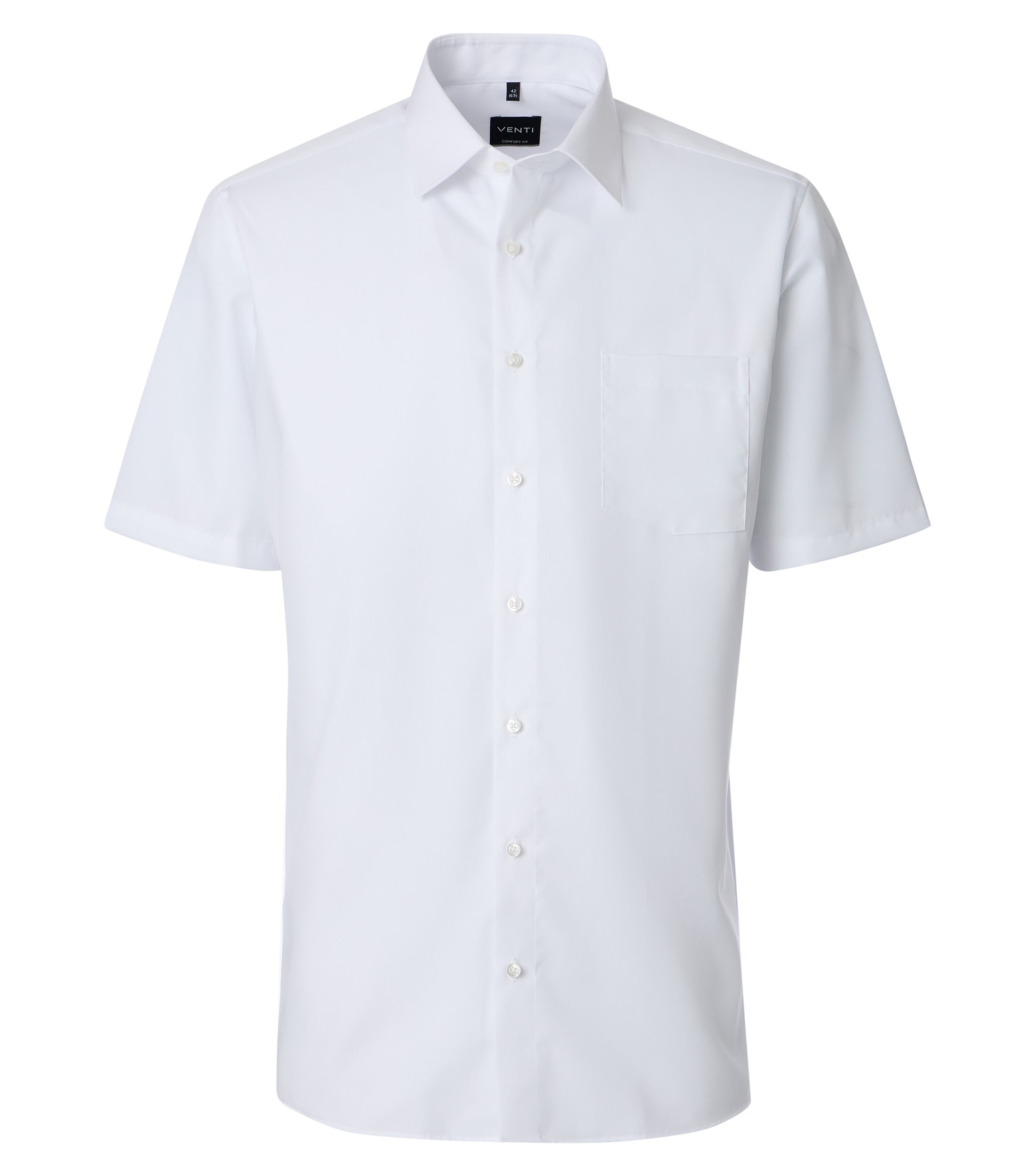 VENTI Business Shirt Short Sleeve Solid White 56 6