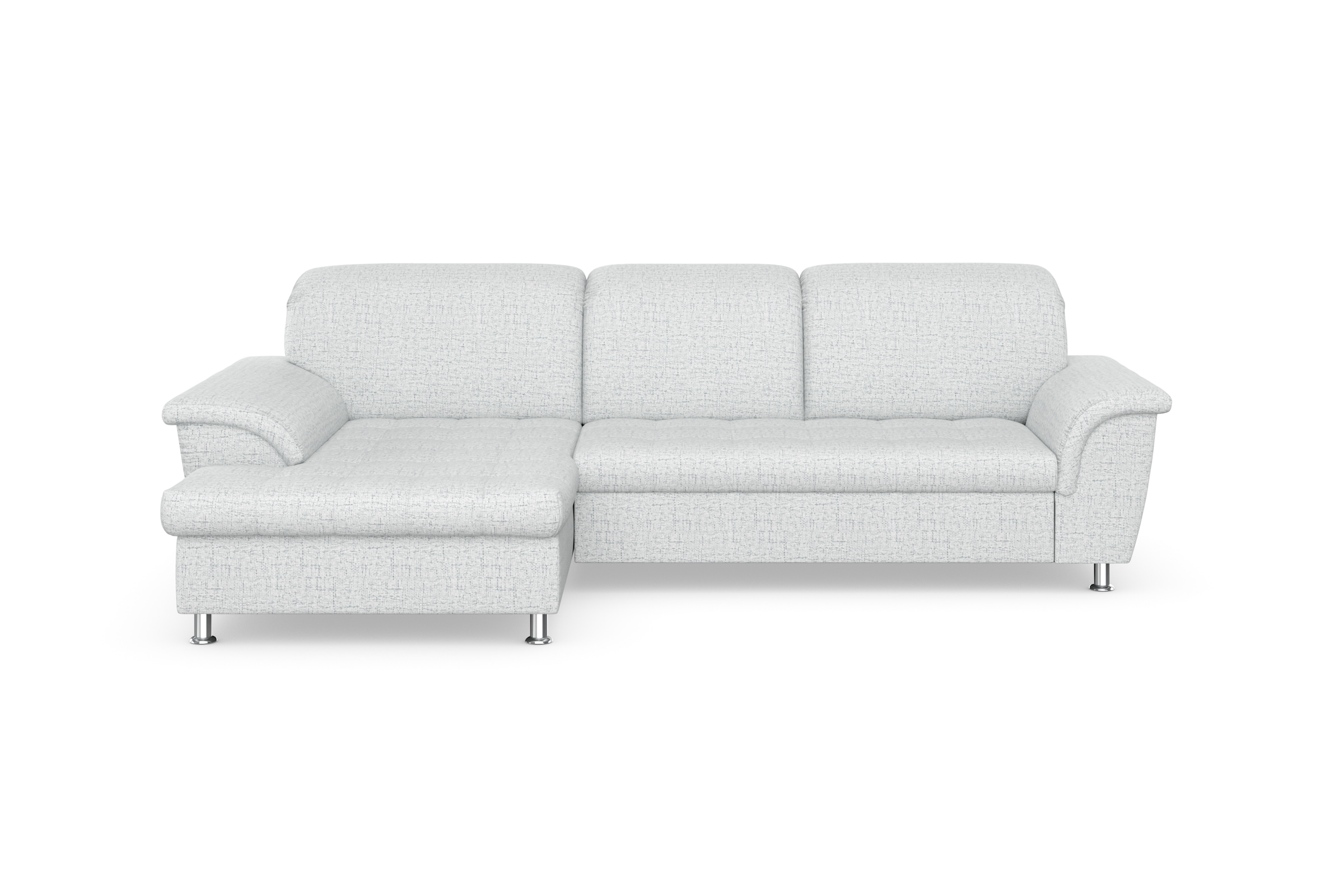 DOMO collection Ecksofa Franzi, wahlweise mit Bettfunktion, Bettkasten und Kopfteilverstellung