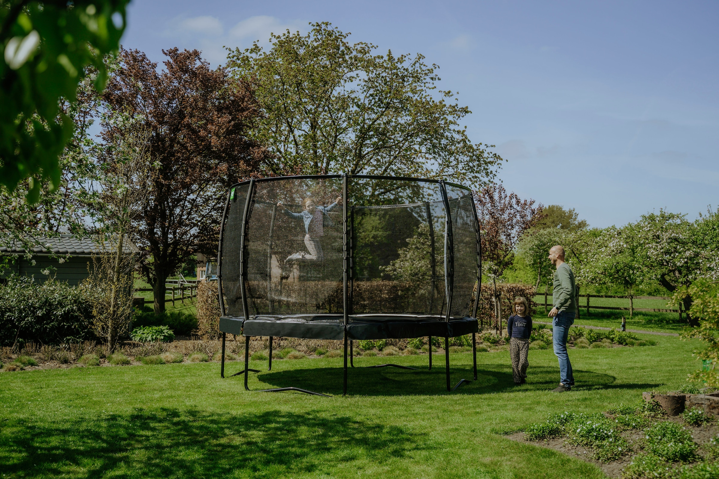 EXIT Gartentrampolin »Allure Premium«, mit Sicherheitsnetz