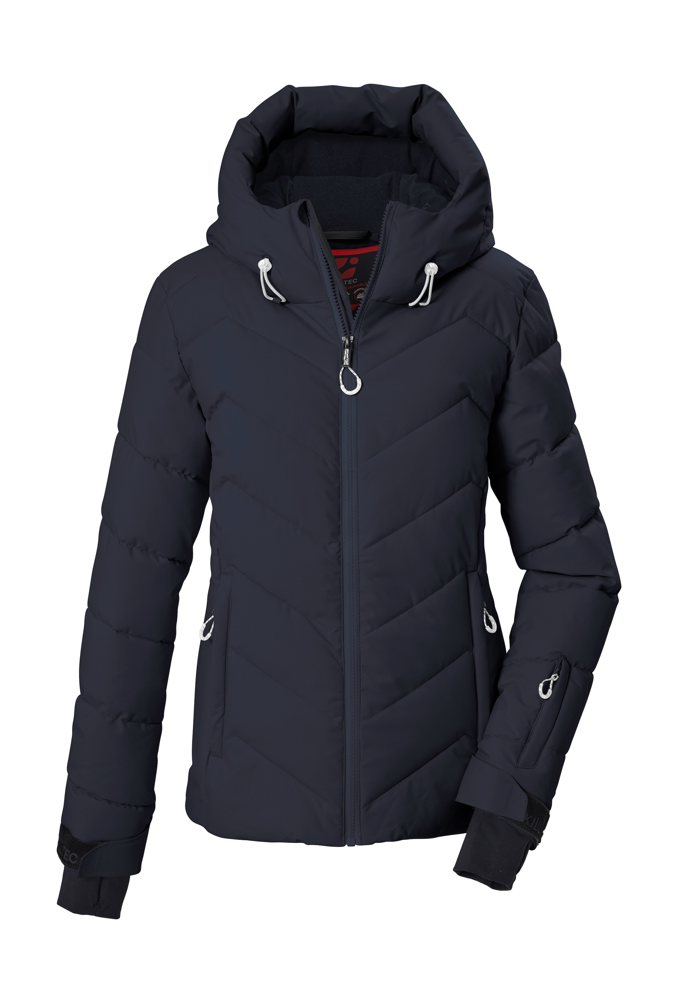 "Skijacke KILLTEC ""KSW 109 WMN SKI QLTD JCKT"", Damen, Gr. 42, blau (navy), Obermaterial: 100% Polyester.Futter: 100% Polyester.Füllung: 100%