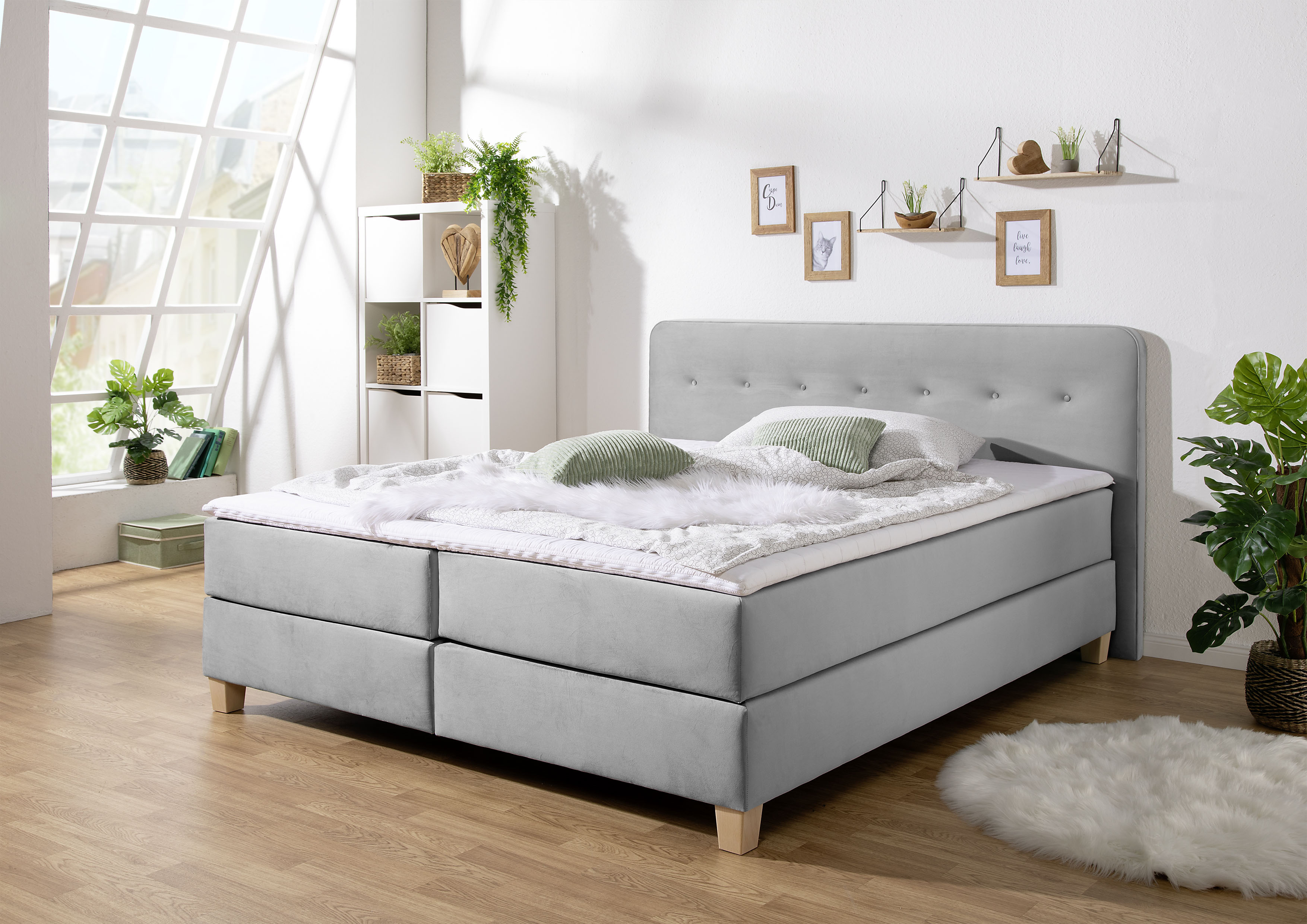 Home affaire "Fargo" in Überlänge 220 cm, mit Topper, 3 Ausführungen, 4, Breiten