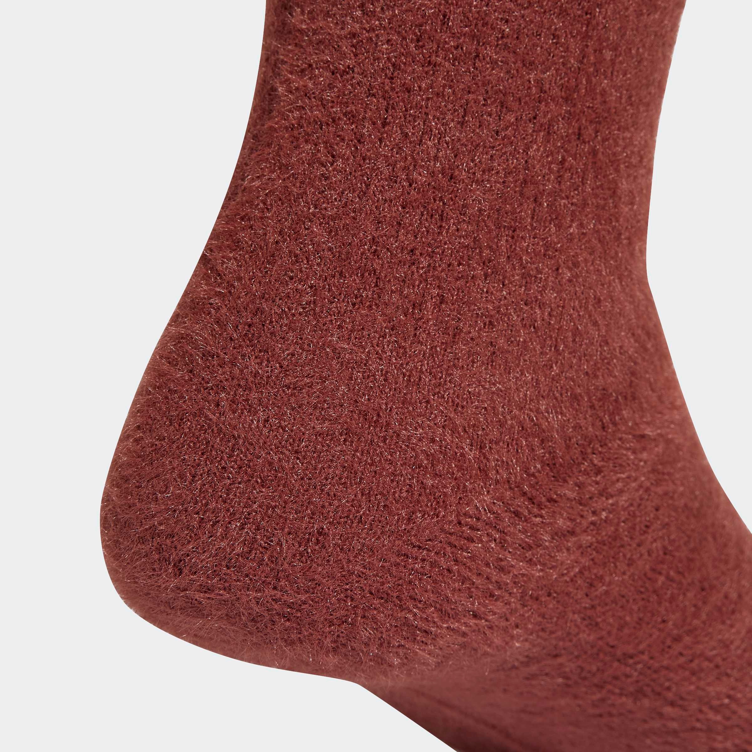 adidas Originals Sportsocken »FLUFFY CREW 2 PAAR« 2 Paar tlg. mit flauschigem Trefoil Logo, flauschiges Garn, Crew-Länge