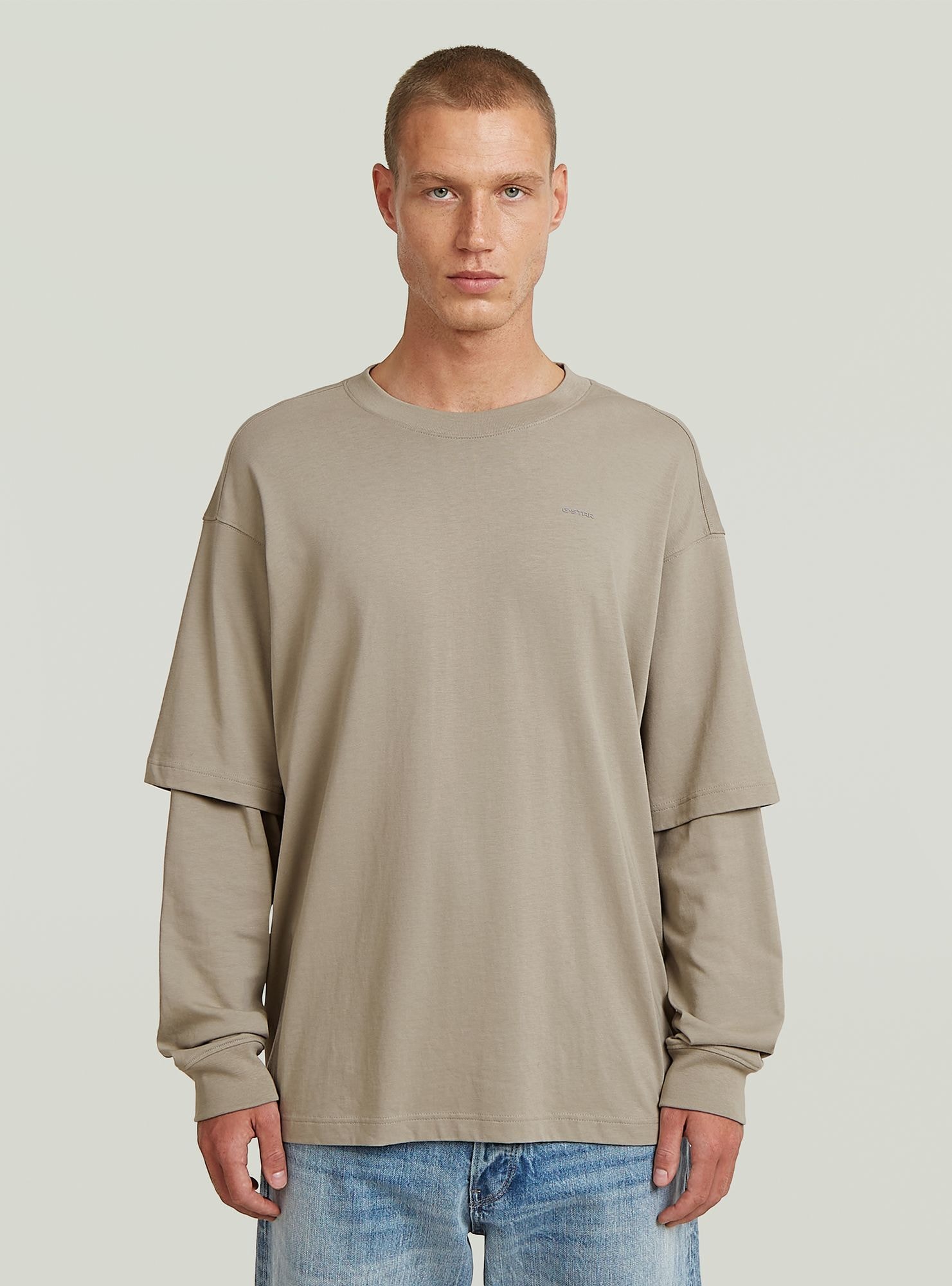 G-STAR T-Shirt "Double Sleeve Loose T-Shirt" günstig online kaufen