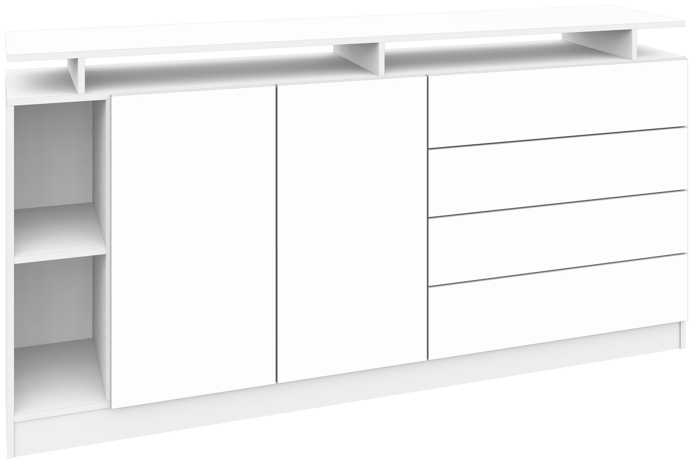 borchardt Möbel Sideboard »Wallis«, moderne grifflose Optik, mit Push-to-Open-Funktion