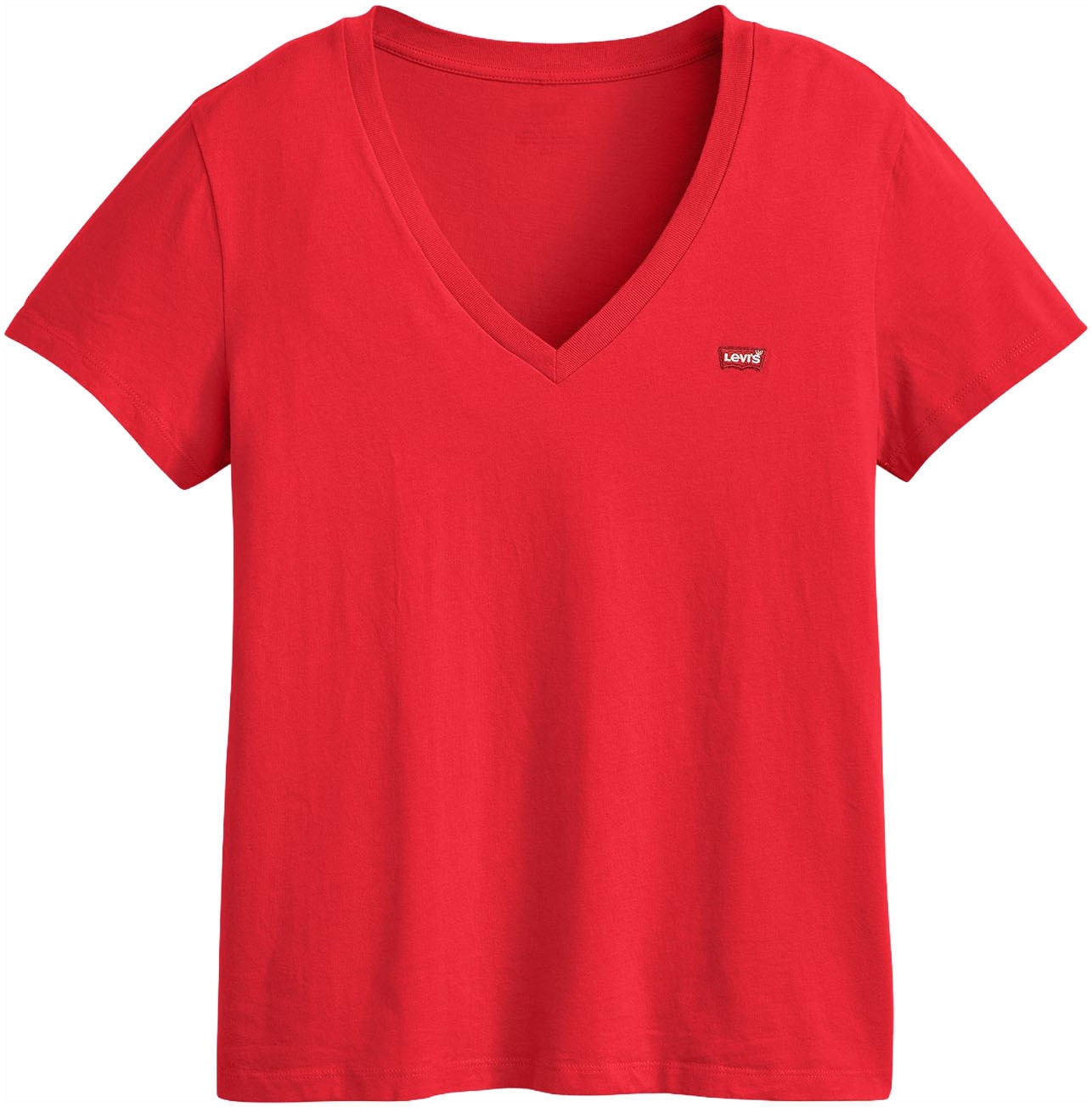 Levis V-Shirt "Perfect Tee", mit kleinem Batwing- Logo günstig online kaufen