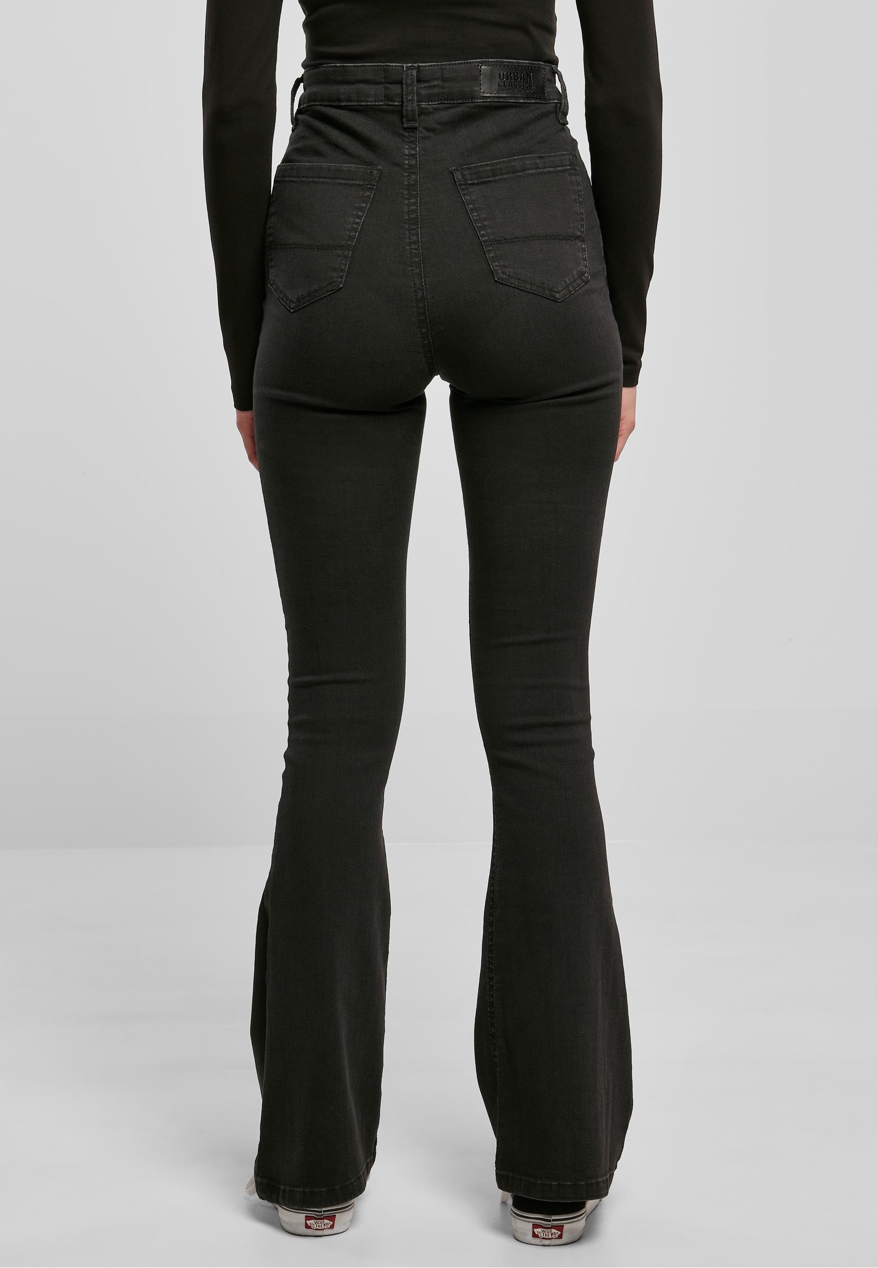 URBAN CLASSICS Bequeme Jeans »Urban Classics Damen Ladies Super Stretch Bootcut Denim Pants«, (1 tlg.)