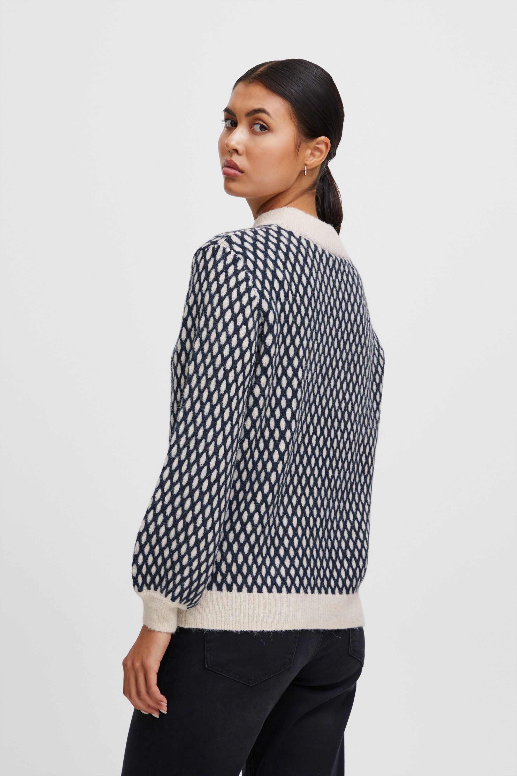 Ichi Strickfleece-Pullover »Strickpullover IHKamara«