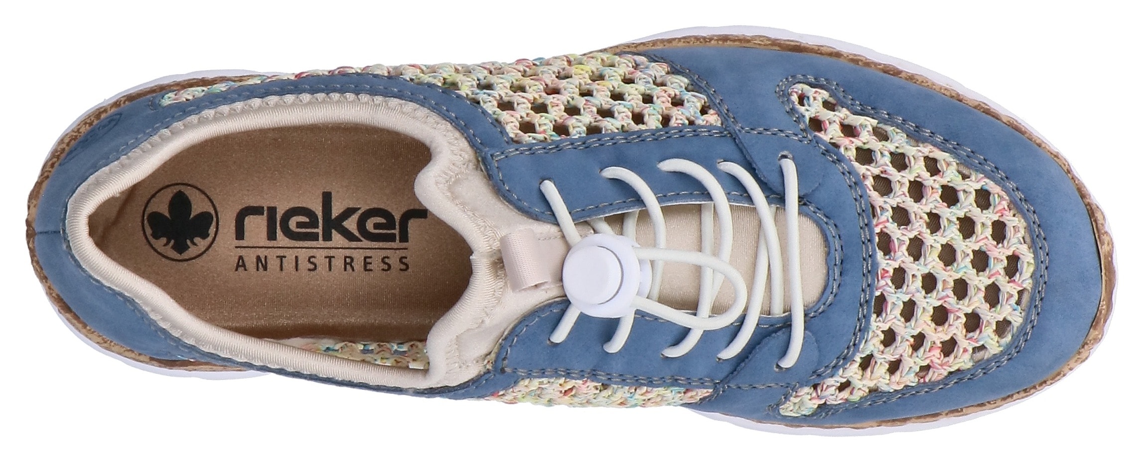 Rieker Slip-On Sneaker  Slipper, Freizeitsneaker, Halbschuh mit Schnellverschluss