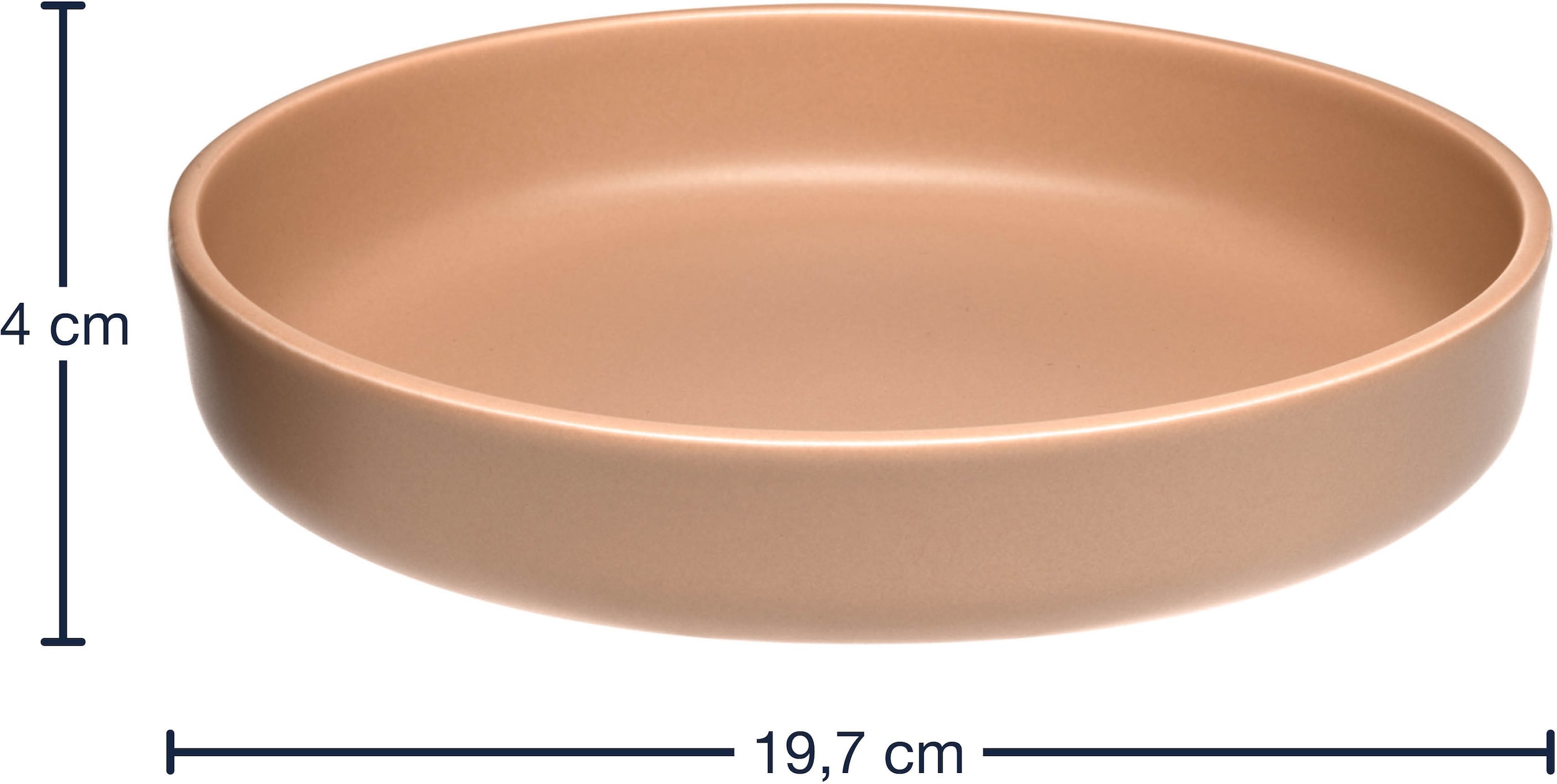 LEONARDO Teller-Set »Suppenteller ROMA, Keramikteller, ca. 20 cm, 6-teilig«, (Set, 6 tlg.), Geschirr-Set, Service, spülmaschinengeeignet