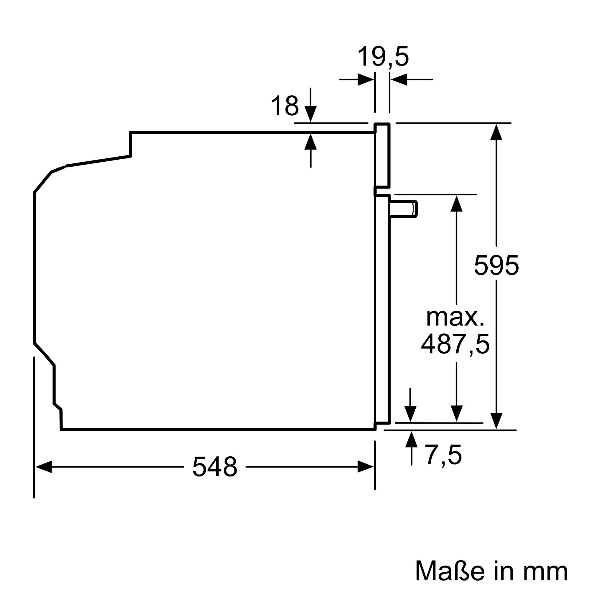 SIEMENS Pyrolyse Backofen iQ700 »HB772A1B1« mit Teleskopauszug nachrüstbar