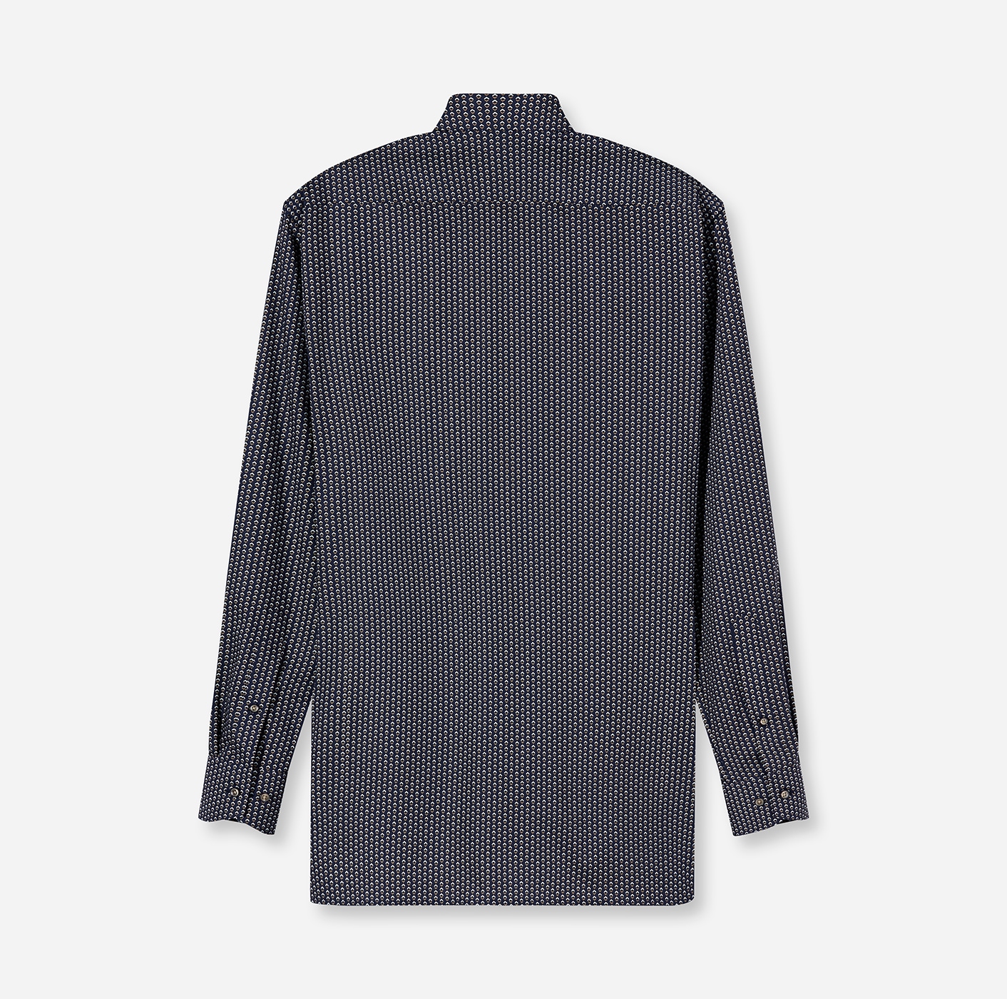 OLYMP Langarmhemd »Luxor« graphisches Muster, modern fit, Businesshemd, New-Kentkragen