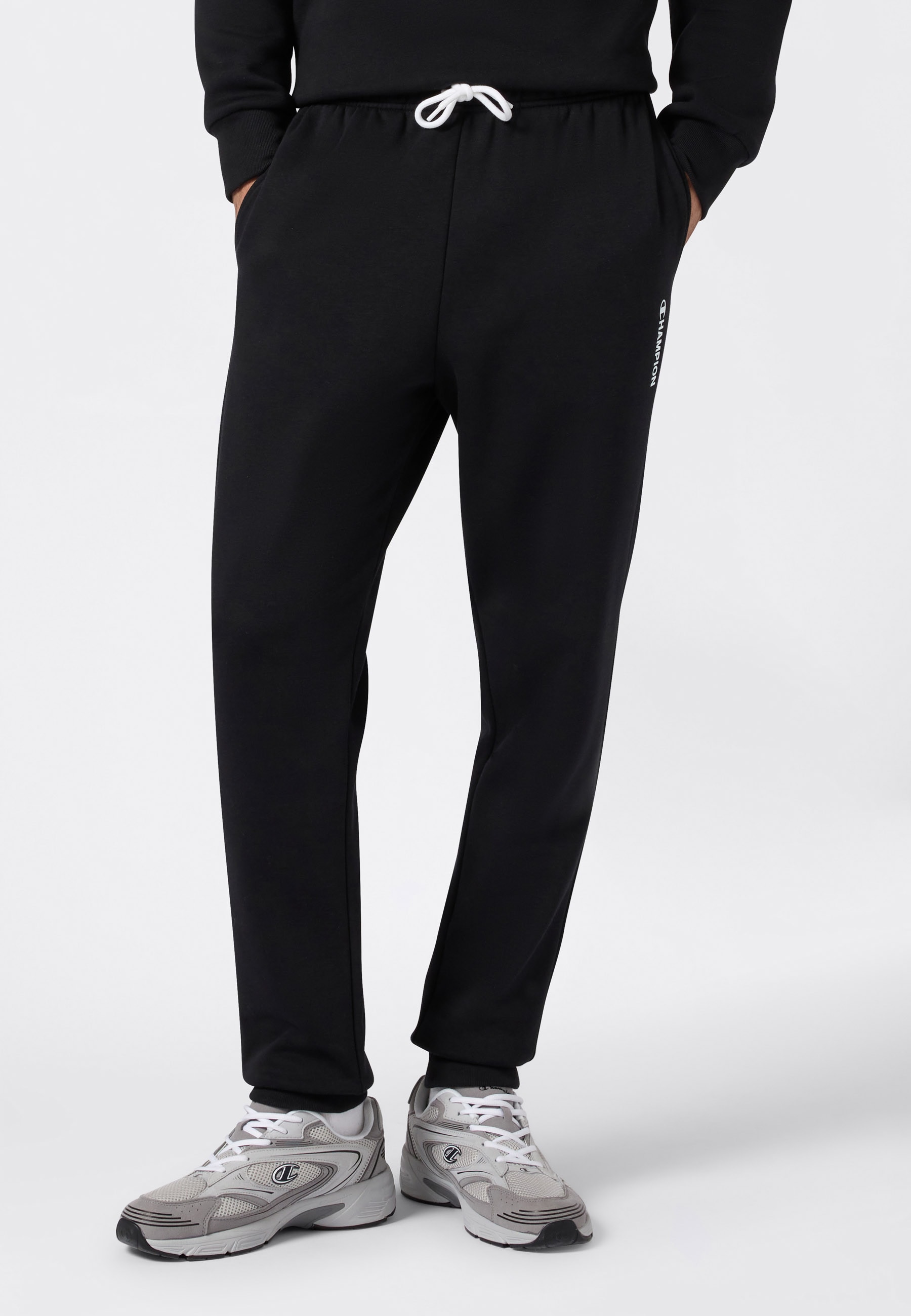 Champion Jogginghose "Graphic Rib Cuff Pants" Jogginghose für Erwachsene, aus Baumwolle und Polyester