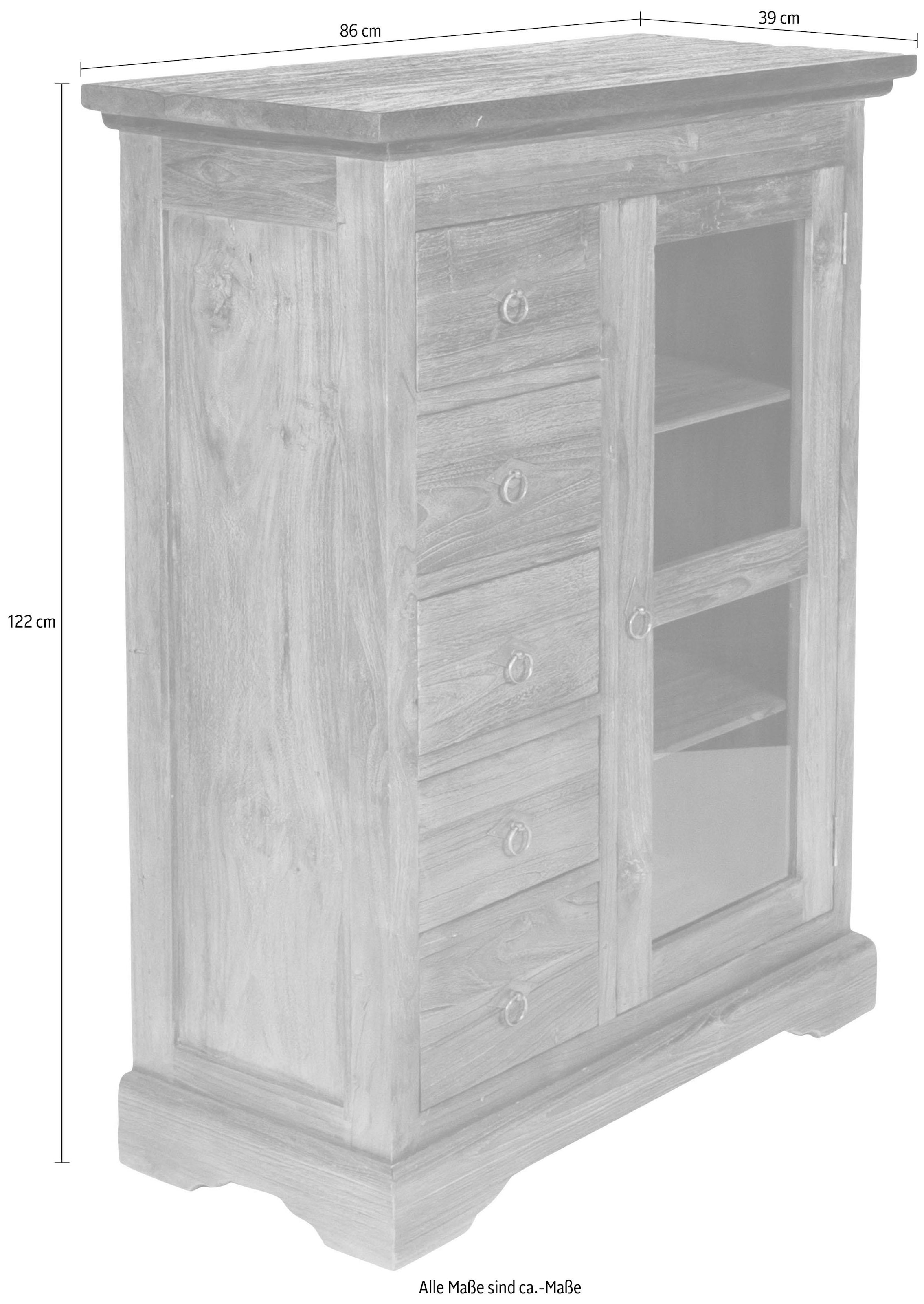 SIT Mehrzweckschrank »Seadrift«, aus Shabby recyceltem | Teak, Chic, Vintage BAUR Altholz