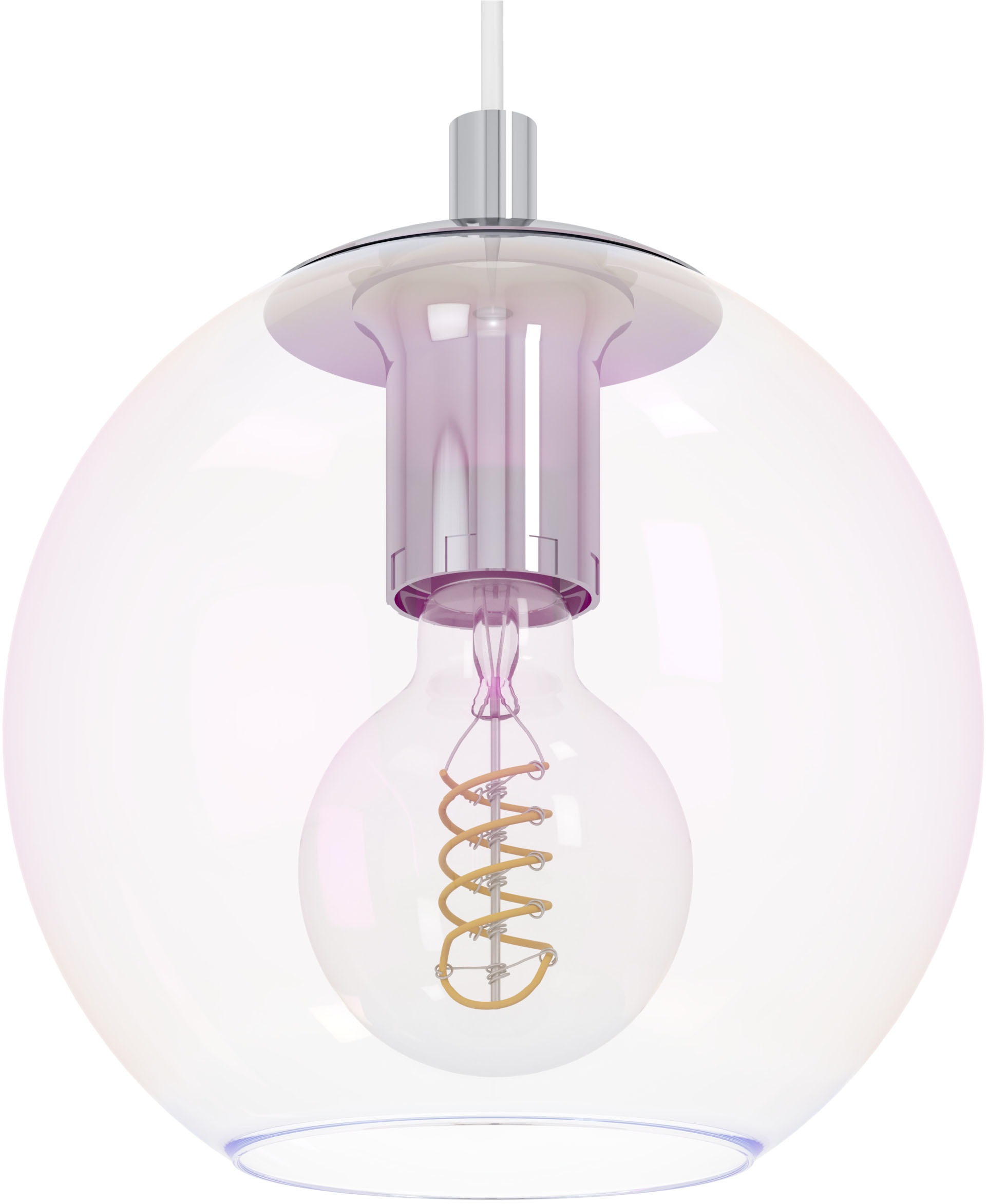 EGLO Hängeleuchte »ARISCANI 2 Pendellampe - Stahl - E27 - 3X60W - IP20« E27 1 Stk. Hängelampe, Deckenlampe, Wohnzimmer, Esszimmer, L76,5 x B16,5 x H110cm