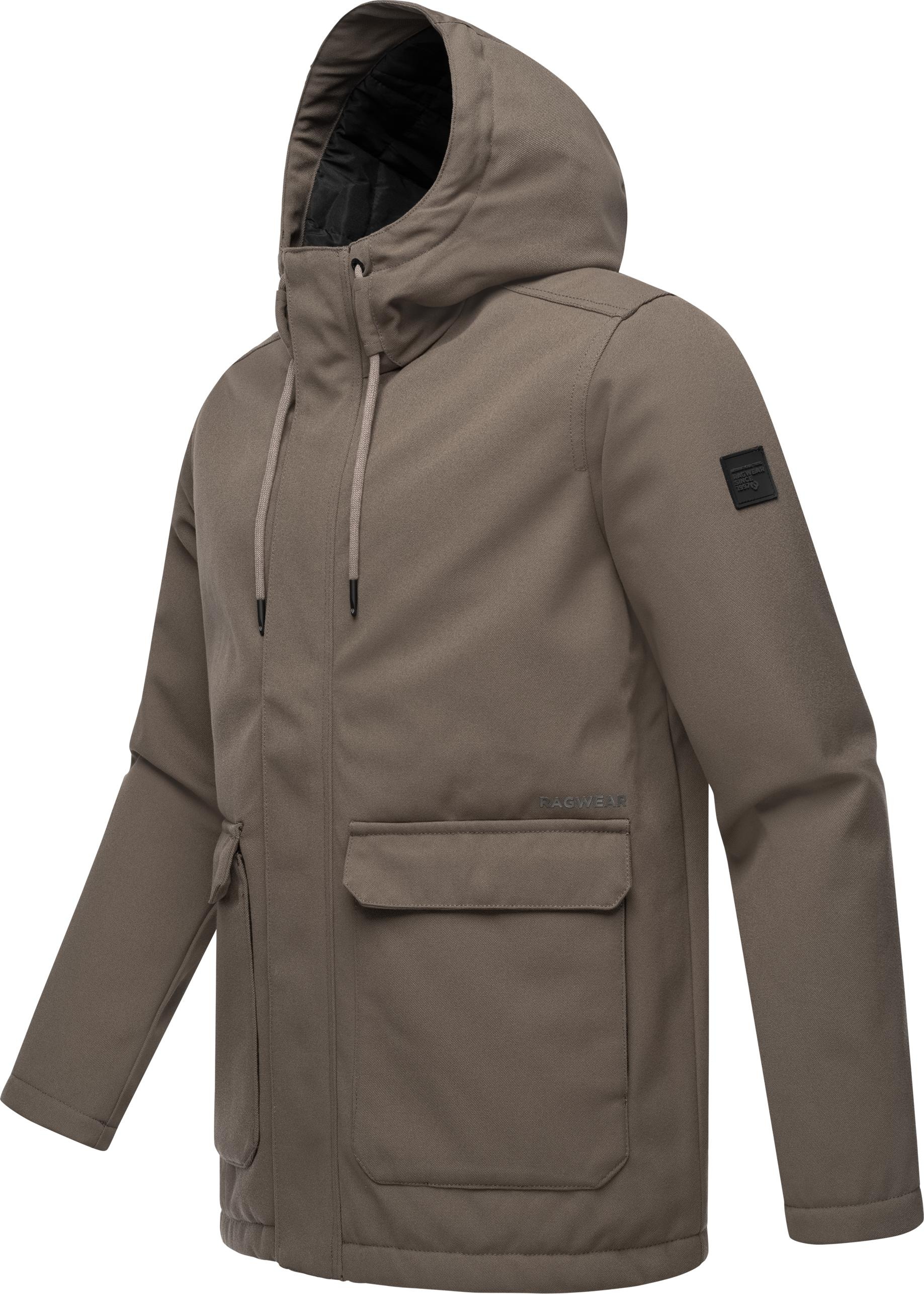 Ragwear Winterjacke »Mr Them«, mit Kapuze, stylische Herren Outdoorjacke mit großer Kapuze