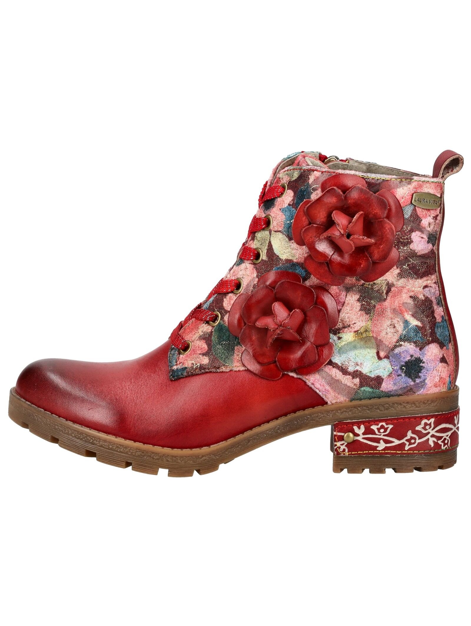 LAURA VITA Schnürstiefelette »LAURA VITA Stiefelette Leder/Textil«