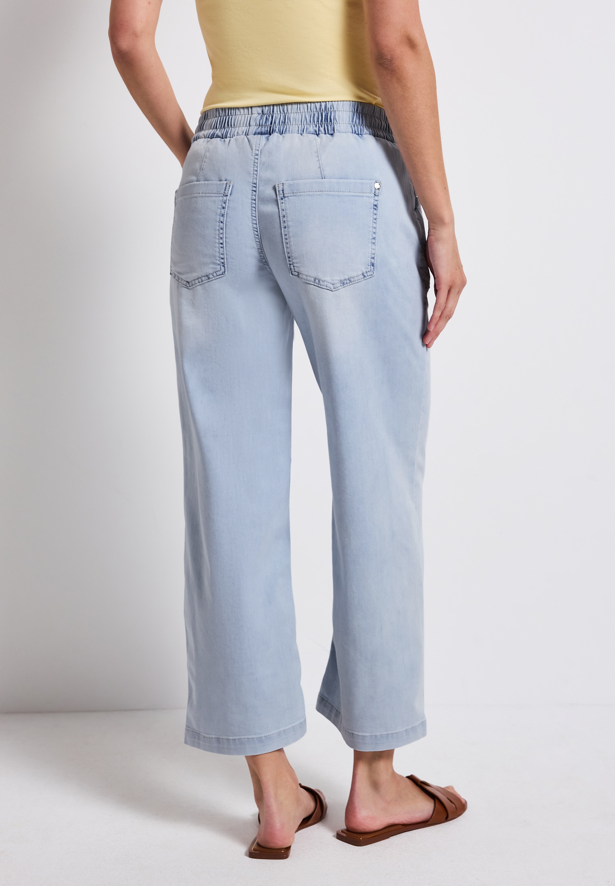 STREET ONE Loose-fit-Jeans, mit Wide Legs günstig online kaufen