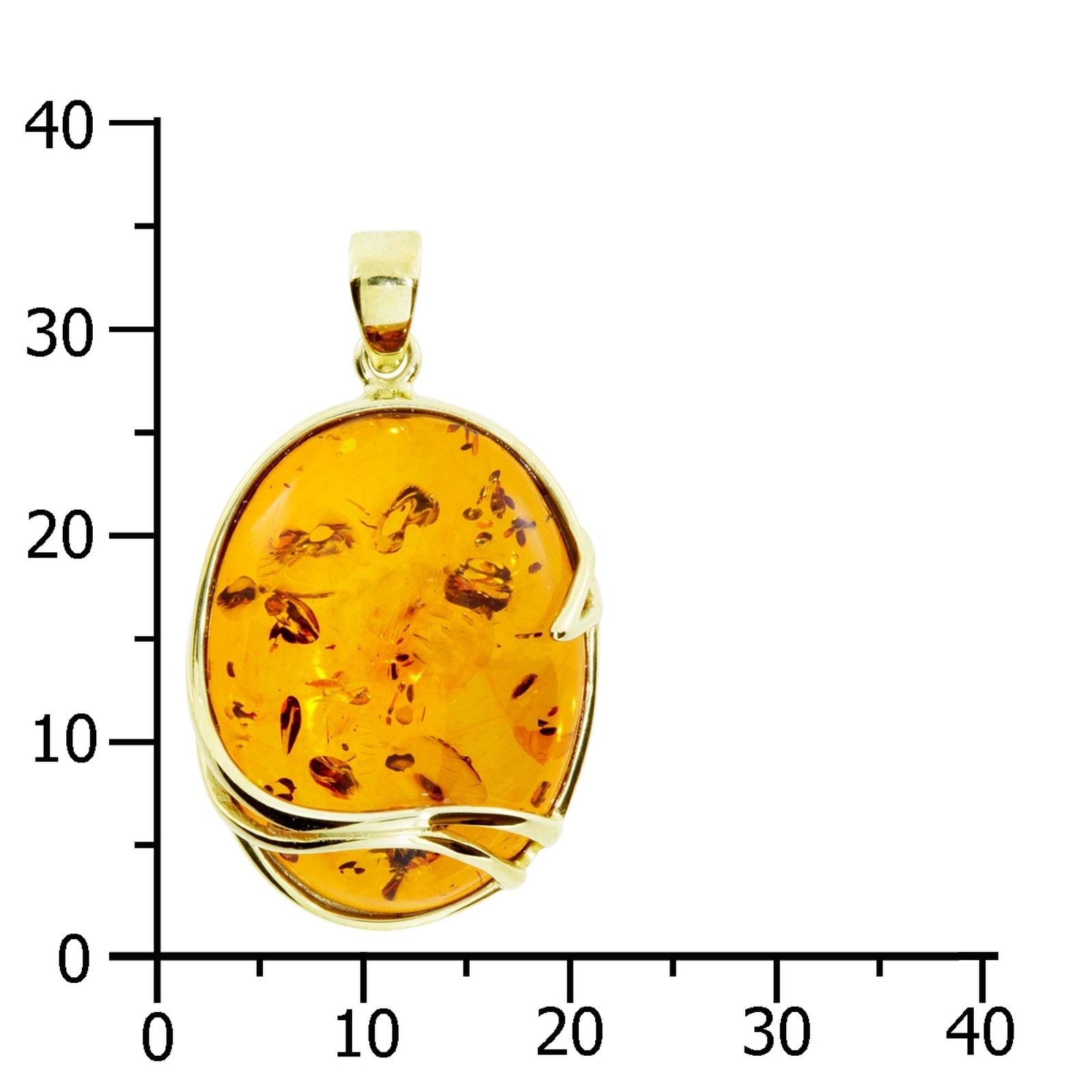 OSTSEE-SCHMUCK Kettenanhänger »- Lotte - Gold 333/000 - Bernstein«