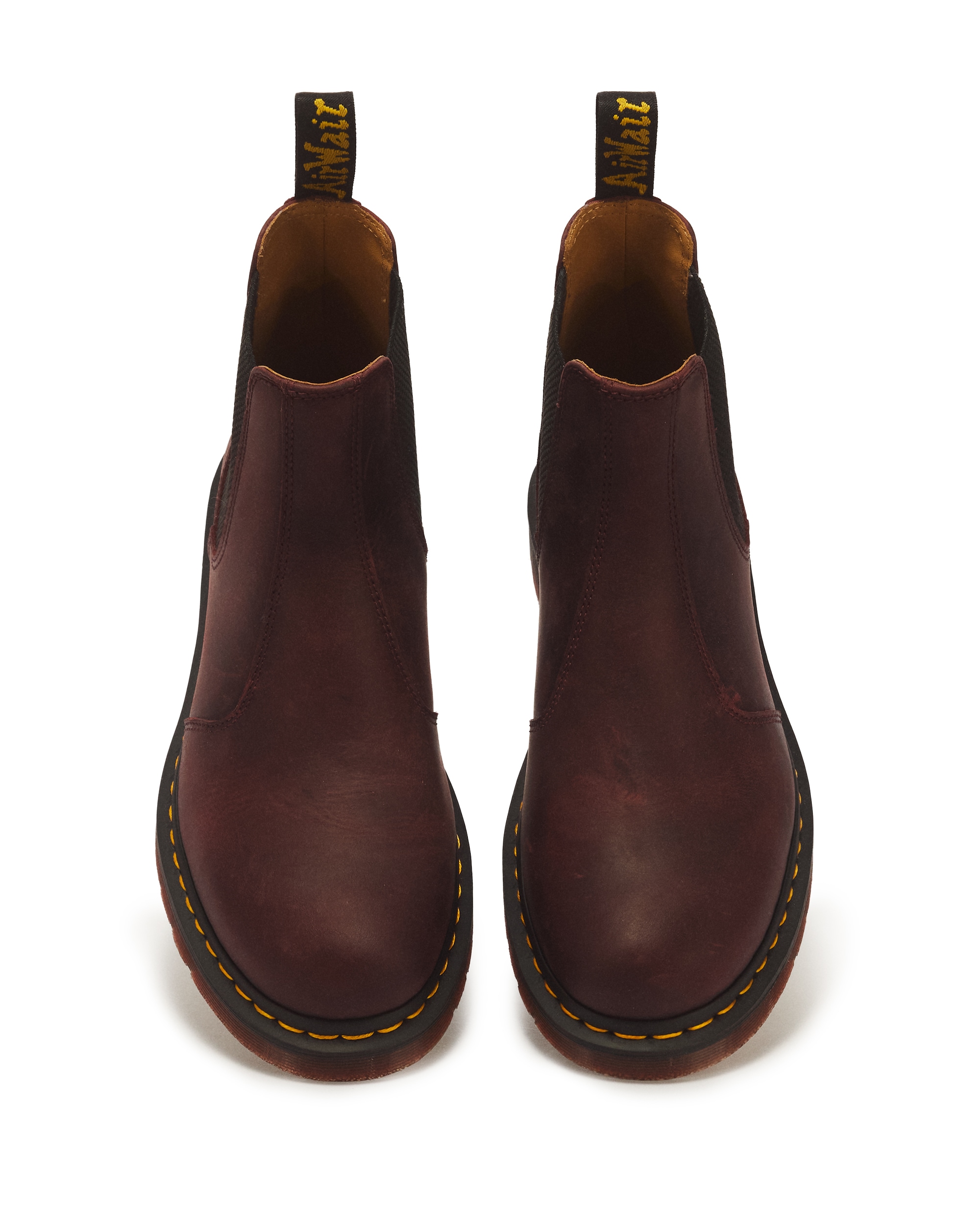 DR. MARTENS Chelseaboots  Blockabsatz, Stiefelette mit Stretcheinsätzen