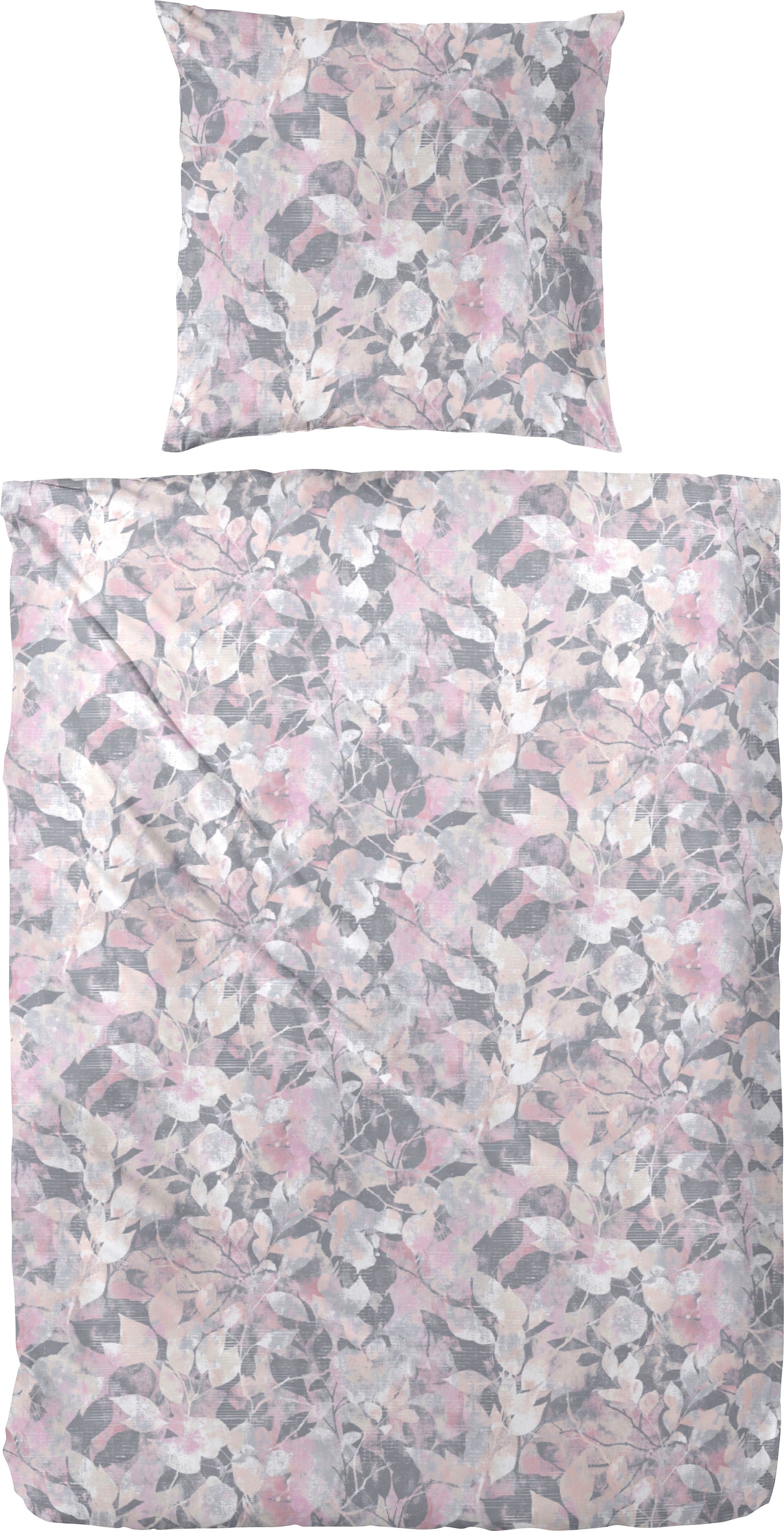 Primera Bettwäsche "Autumn Leave" 2 Stk. tlg. mit herbstlichen Blättern günstig online kaufen