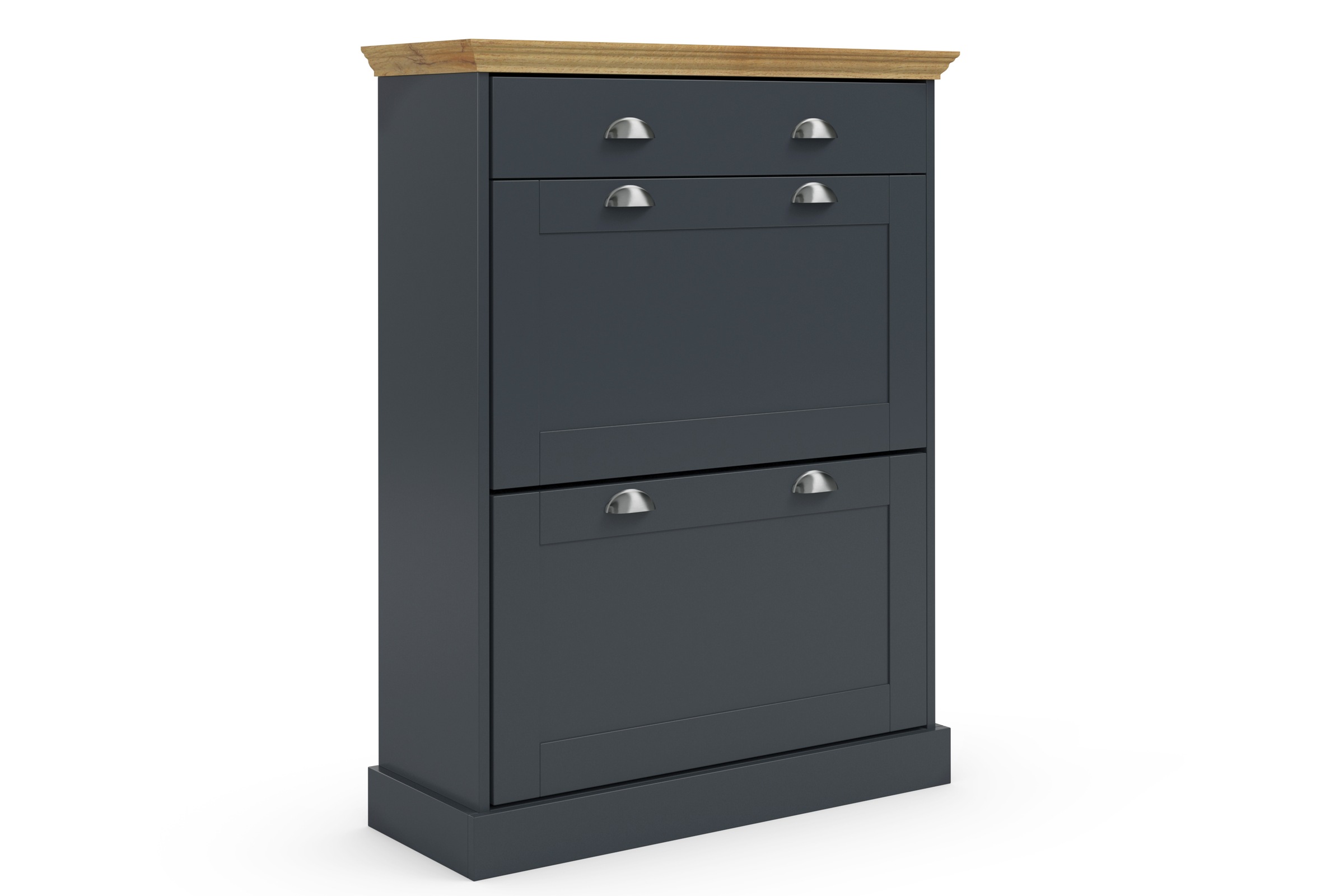 OTTO home Schuhschrank "Motala" mit 2 Klappen u. 1 Schublade, Platz für 12-14 paar Schuhe, Höhe 105 cm