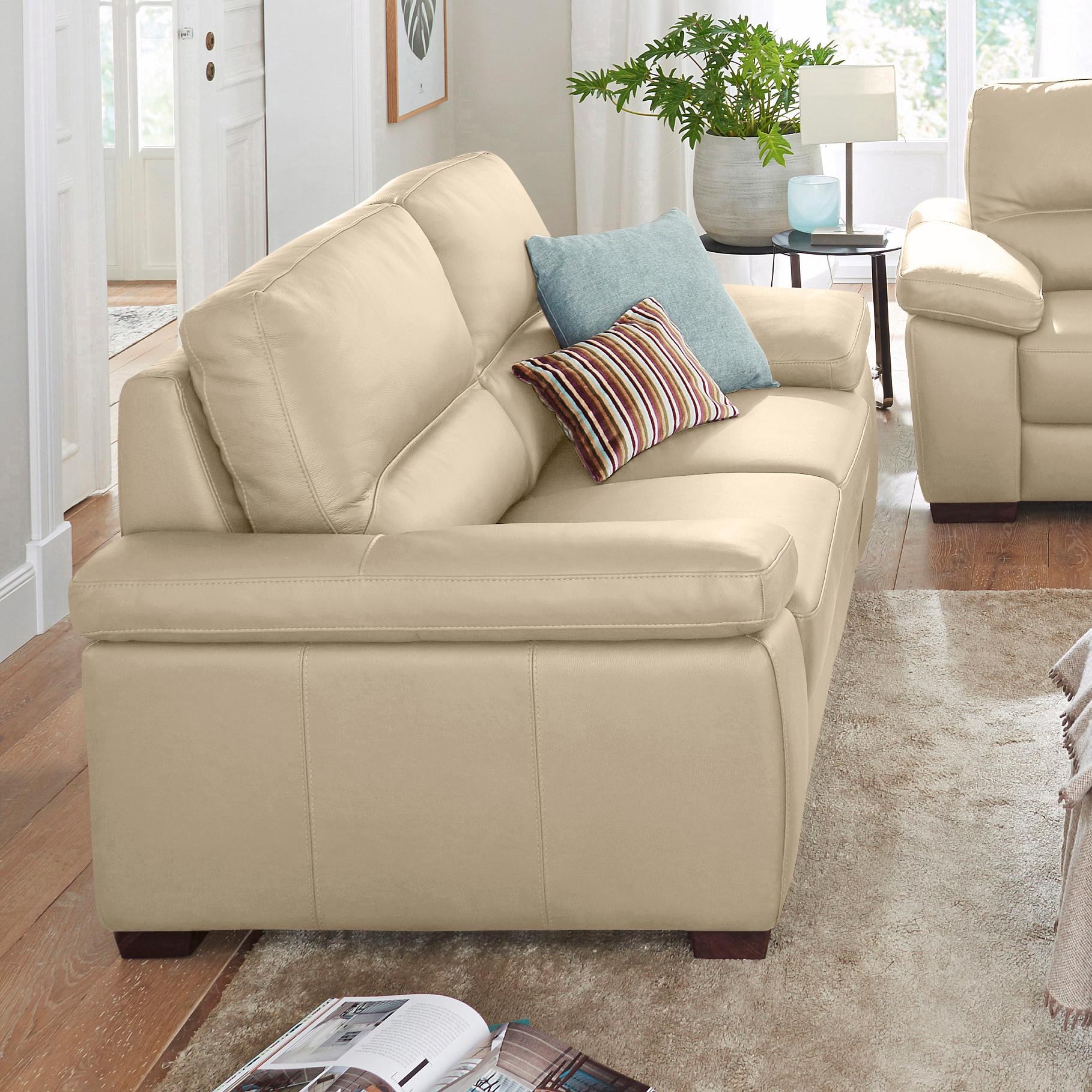 CALIA ITALIA 3-Sitzer »Gaia, hochwertiges Ledersofa mit erstklassigem Sitzkomfort«, edles Design, in zwei hochwertigen Lederqualitäten