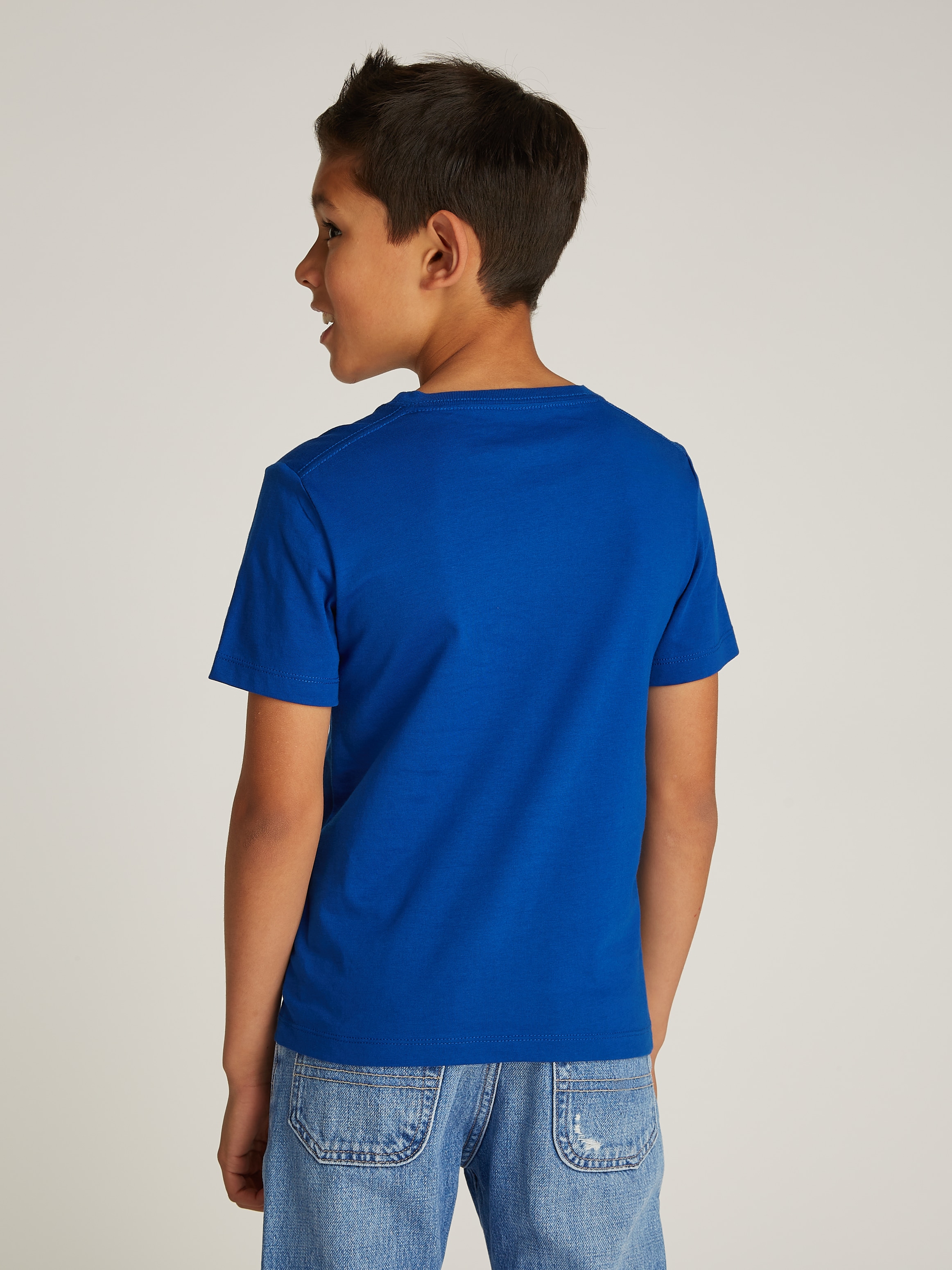 Calvin Klein Jeans Rundhalsshirt »INST. LOGO SS T-SHIRT«, für Kinder bis 16 Jahre und mit Logoschriftzug