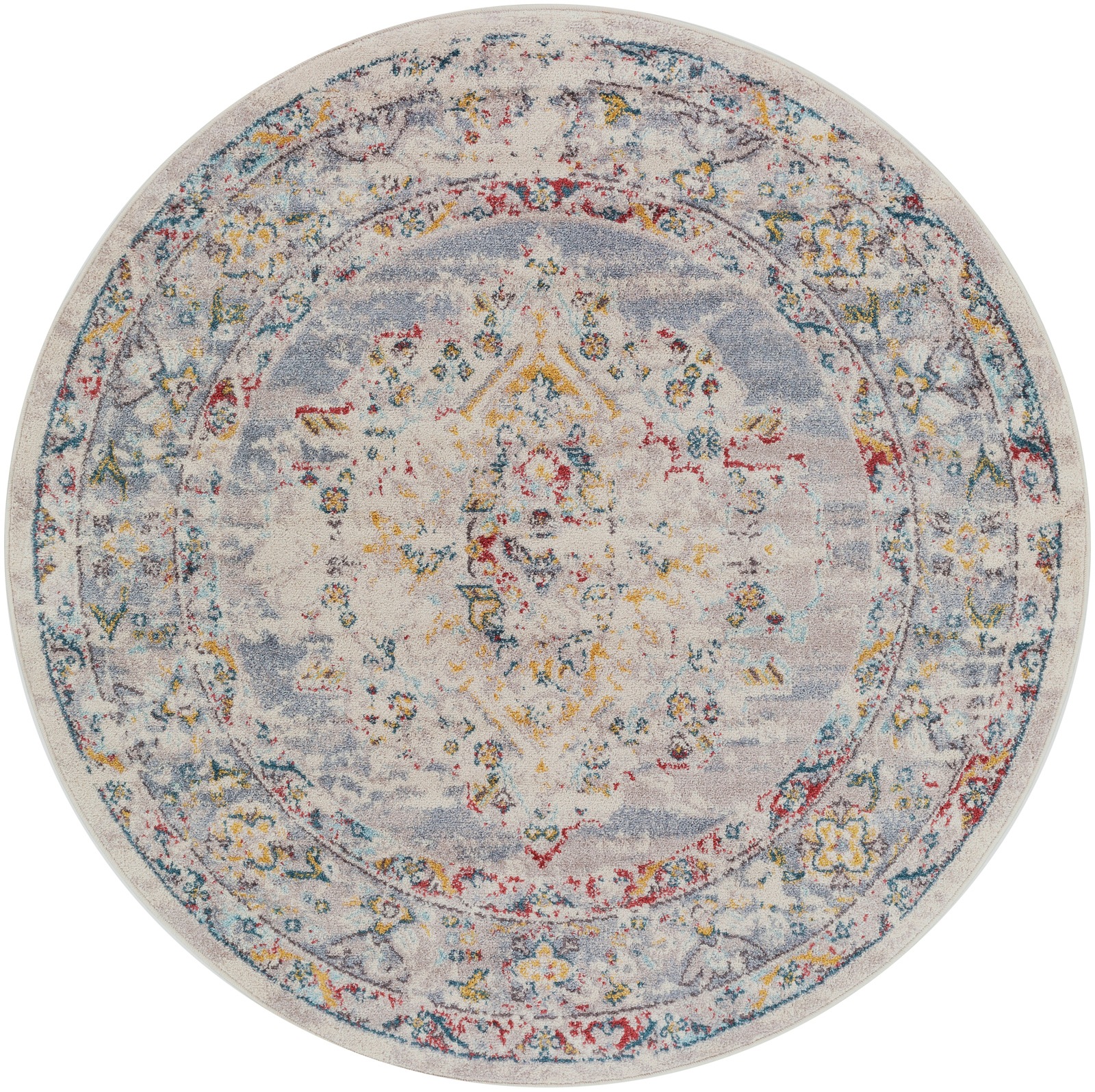 Livabliss Teppich "CASABLANCA" rund 13 mm Höhe Vintage Orientteppich, Kurzf günstig online kaufen