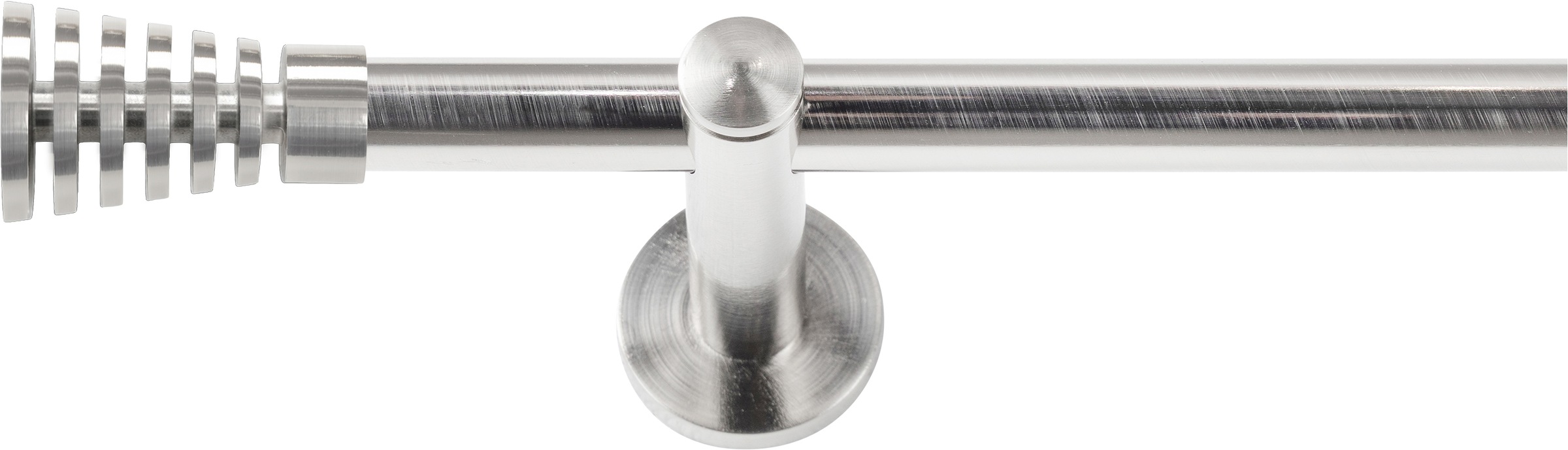 SN DECO GROUP Gardinenstange "Gardinenstange Gap Ø 19 mm, 1-läufig, Fixmaß, verschraubt" Ø 19 mm Fixmaß;kürzbar