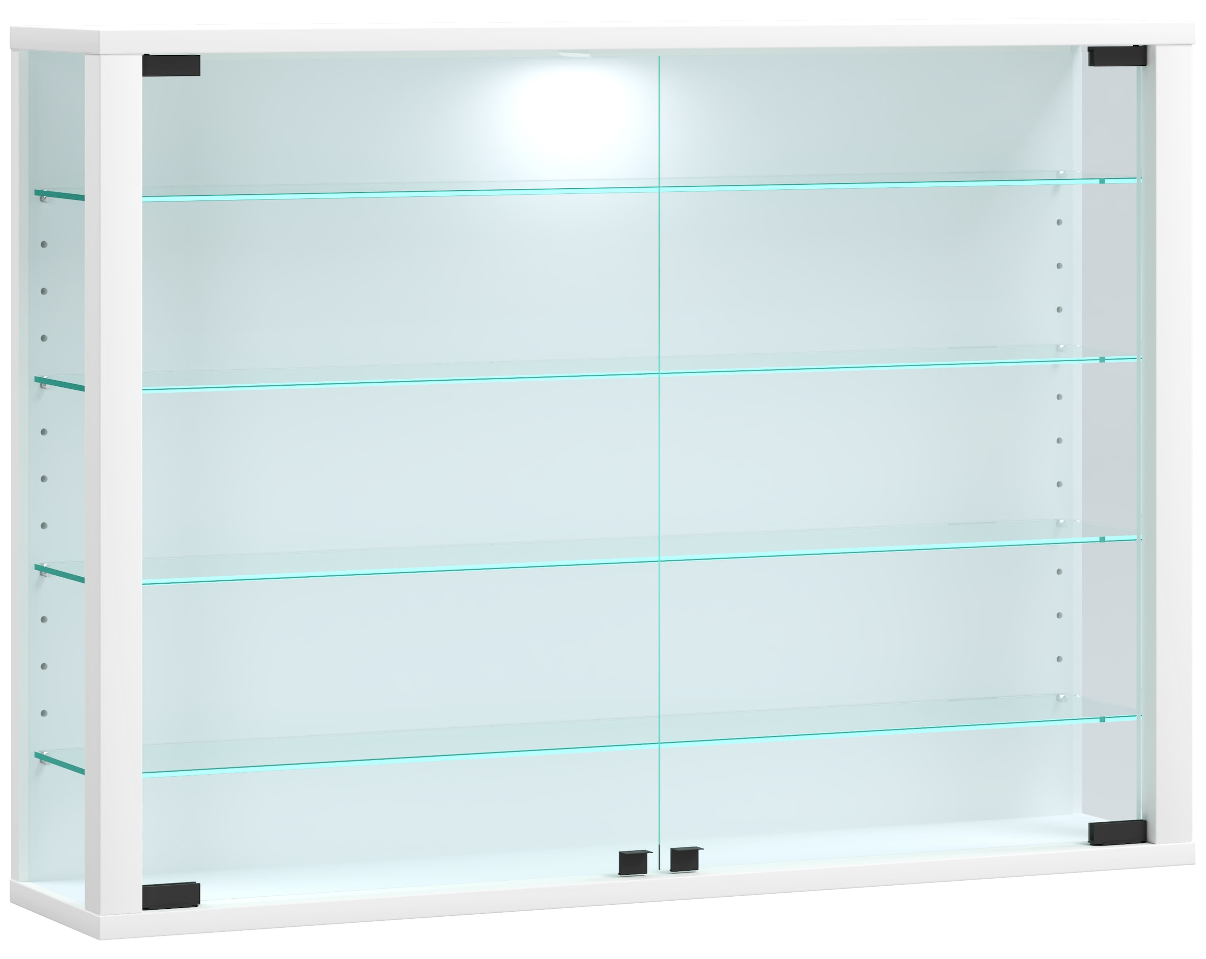 VCM Wandregal »Wandvitrine Hängevitrine Glasvitrine Vitrosa L«