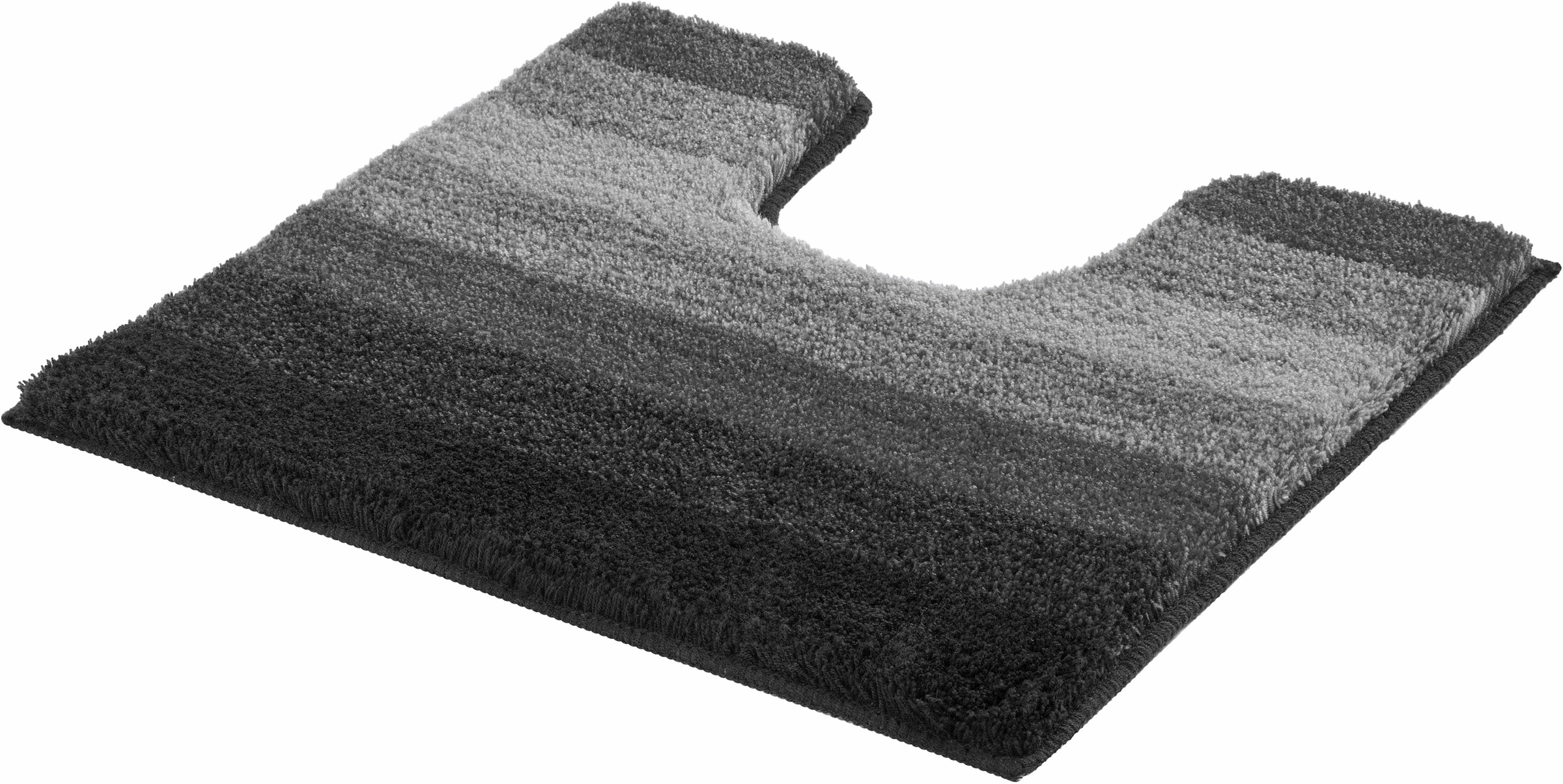 MEUSCH Badematte »Palace«, rutschhemmend beschichtet, fußbodenheizungsgeeignet, Badteppich, gestreift, mit Farbverlauf, waschbar